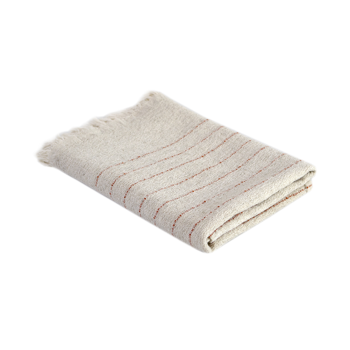Рушник з льону Lotus Home - Line кораловий 50*90 - фото 6