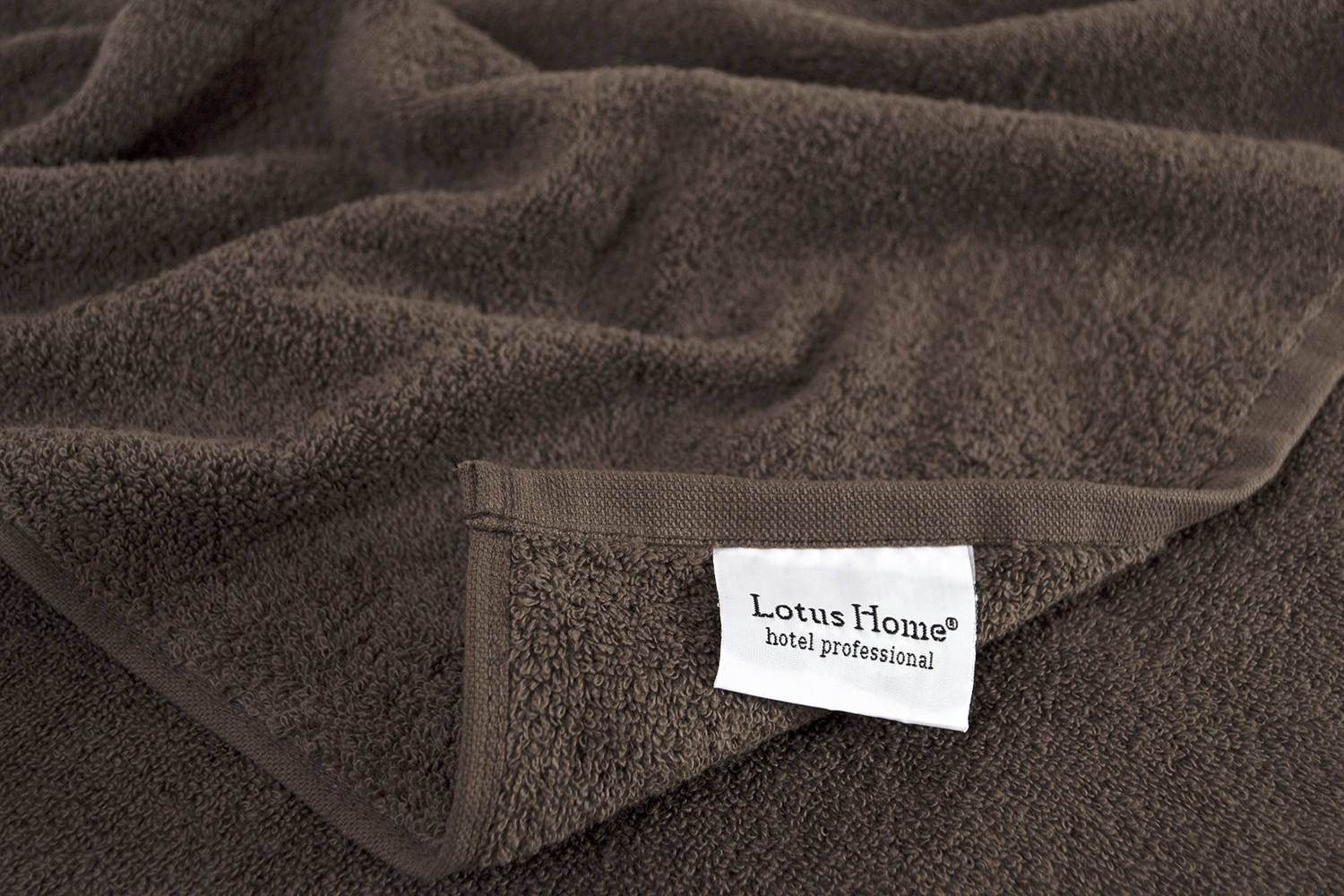 Рушник Lotus Home - Hotel Basic коричневий 30*50 (16/1) 450 г/м² - фото 4