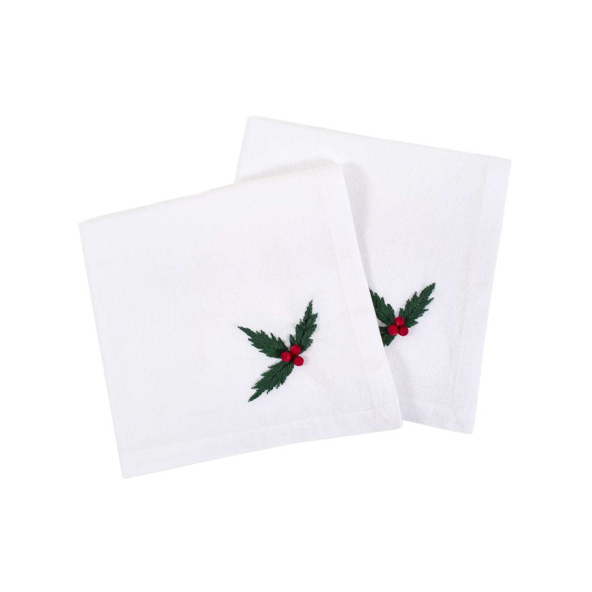 Набір столових серветок Lotus Home - Christmas Berry 48*48 (2 од) - фото 2