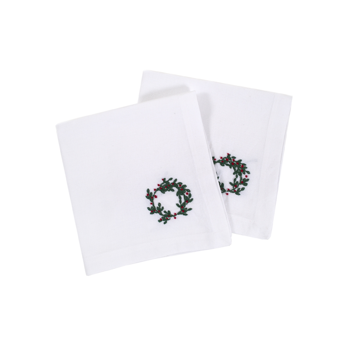 Набір столових серветок Lotus Home - Christmas Mistletoe 48*48 (2 од) - фото 2