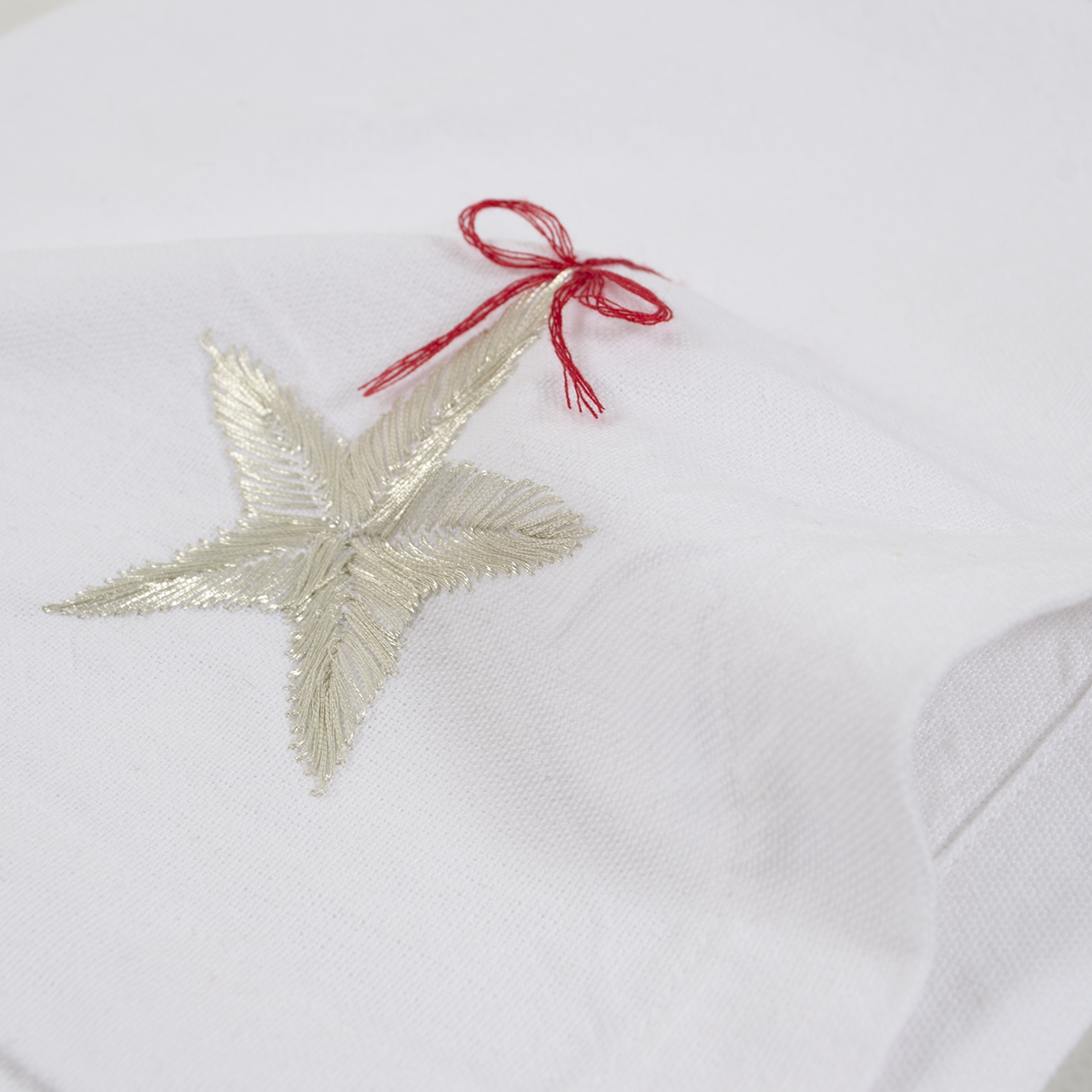Набір столових серветок Lotus Home - Christmas Star 48*48 (2 од) - фото 3