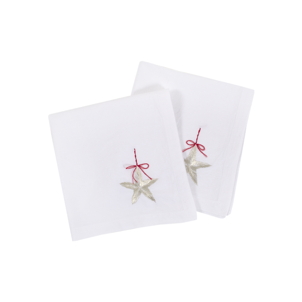 Набір столових серветок Lotus Home - Christmas Star 48*48 (2 од) - фото 2
