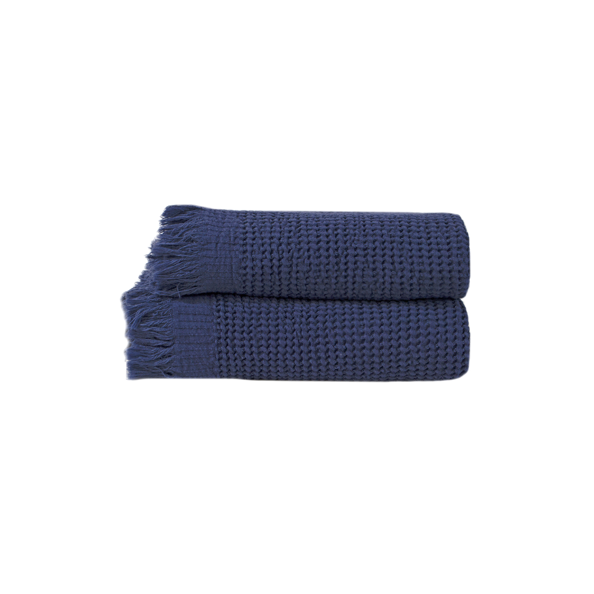 Рушник Lotus Home - Rius navy синій 90*170 - фото 7