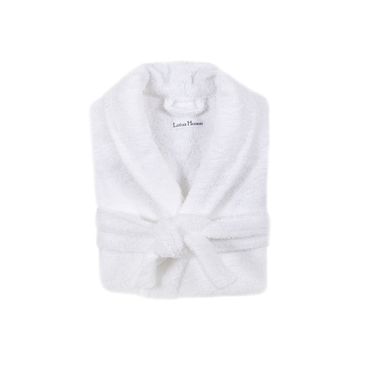 Халат махровий unisex Lotus Home - Basic Soft білий 2XL