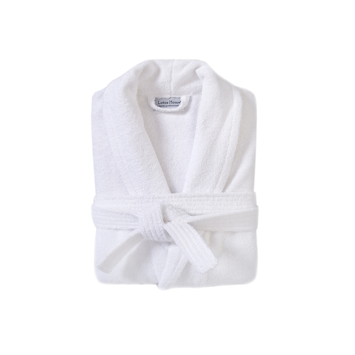 Халат махровий unisex Lotus Home - Basic Line white S