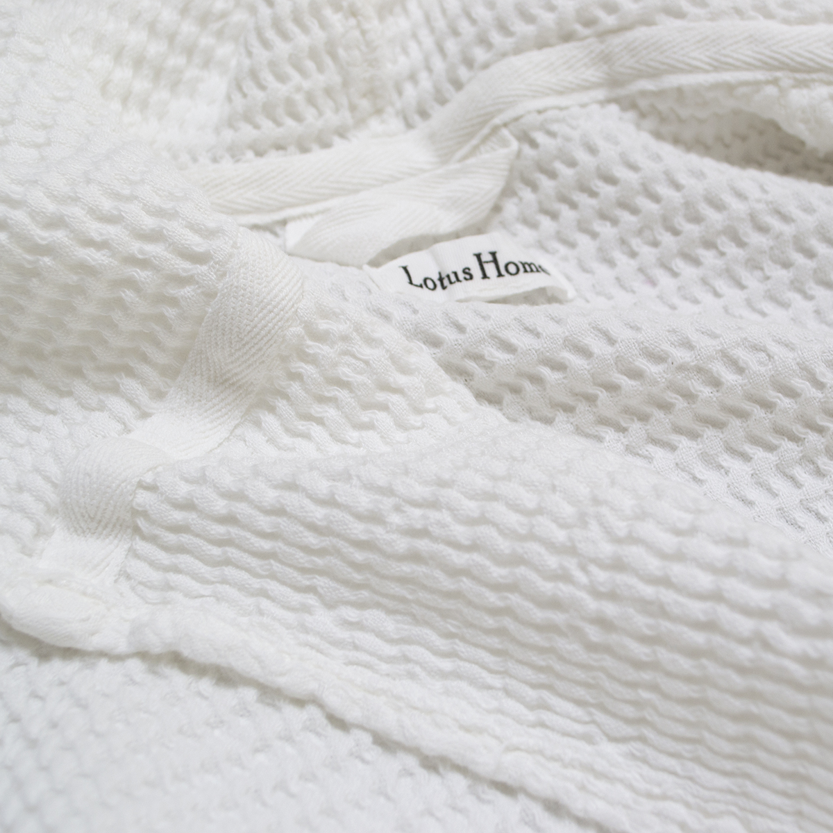 Халат Lotus Home - Rius off white молочний L/XL - фото 5