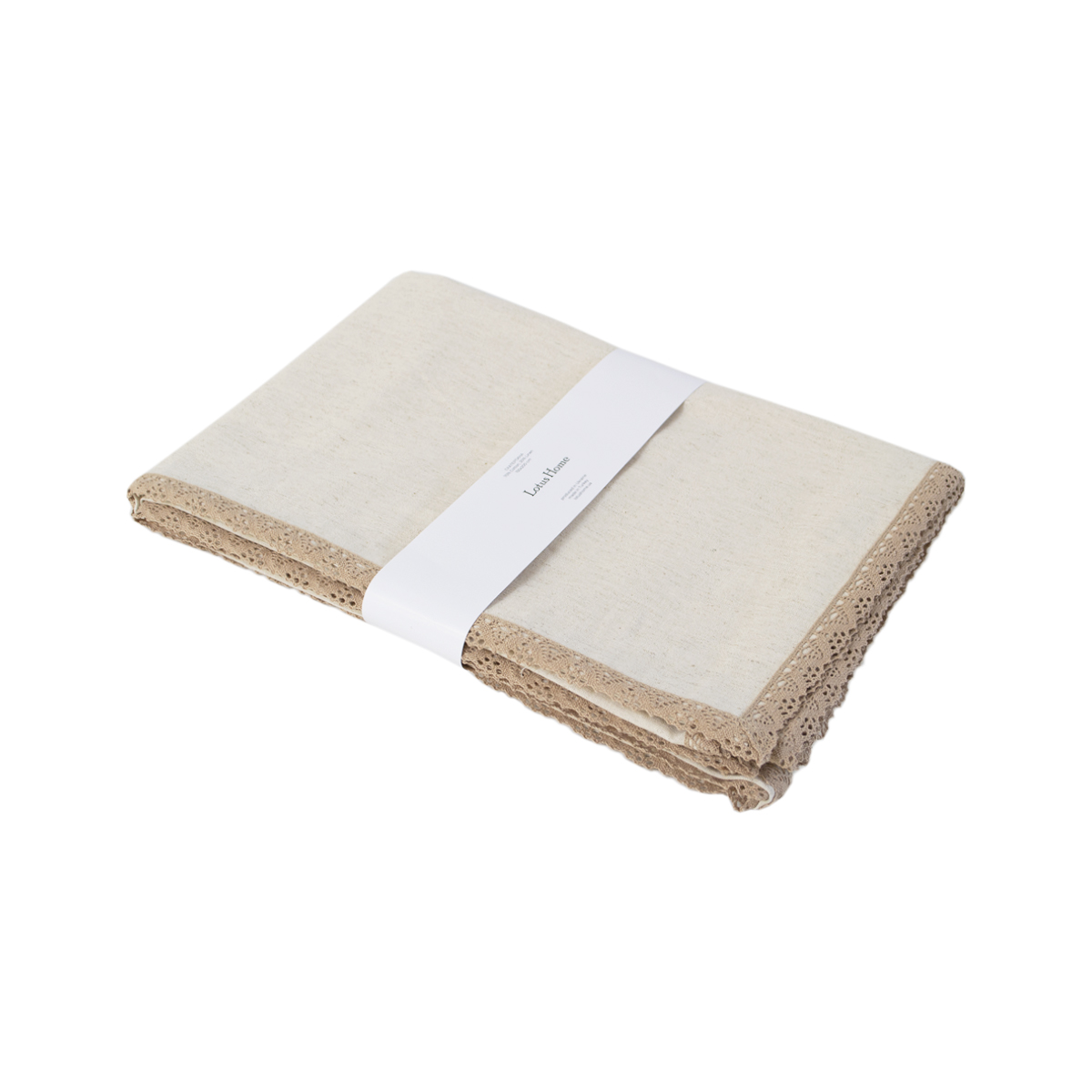 Скатертина з льону Lotus Home - Bondy 150*200 - фото 6