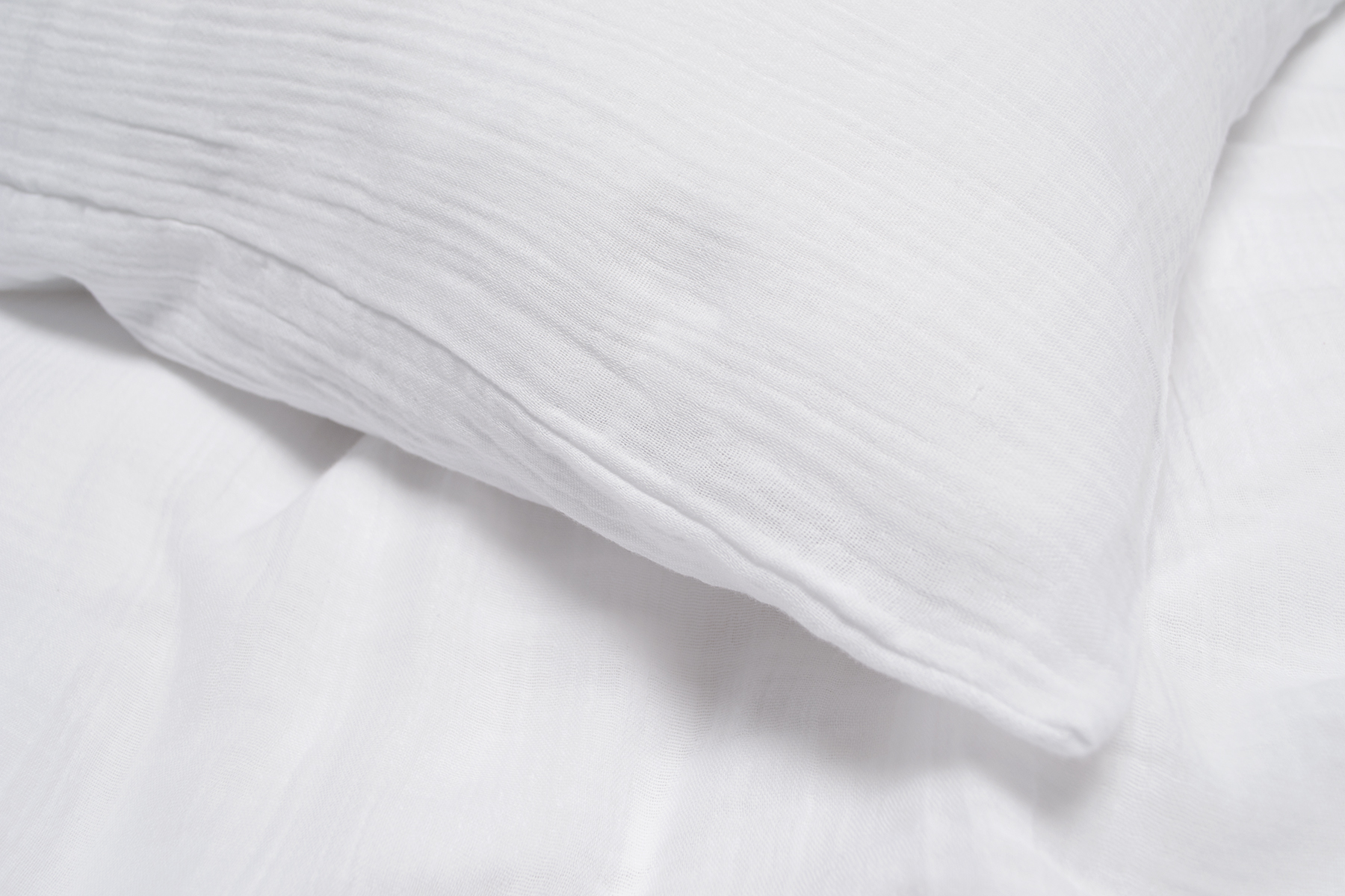 Постільна білизна muslin Lotus Home - White євро - фото 5