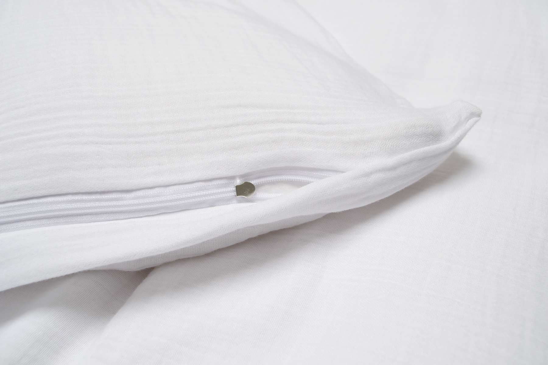 Постільна білизна muslin Lotus Home - White євро - фото 6