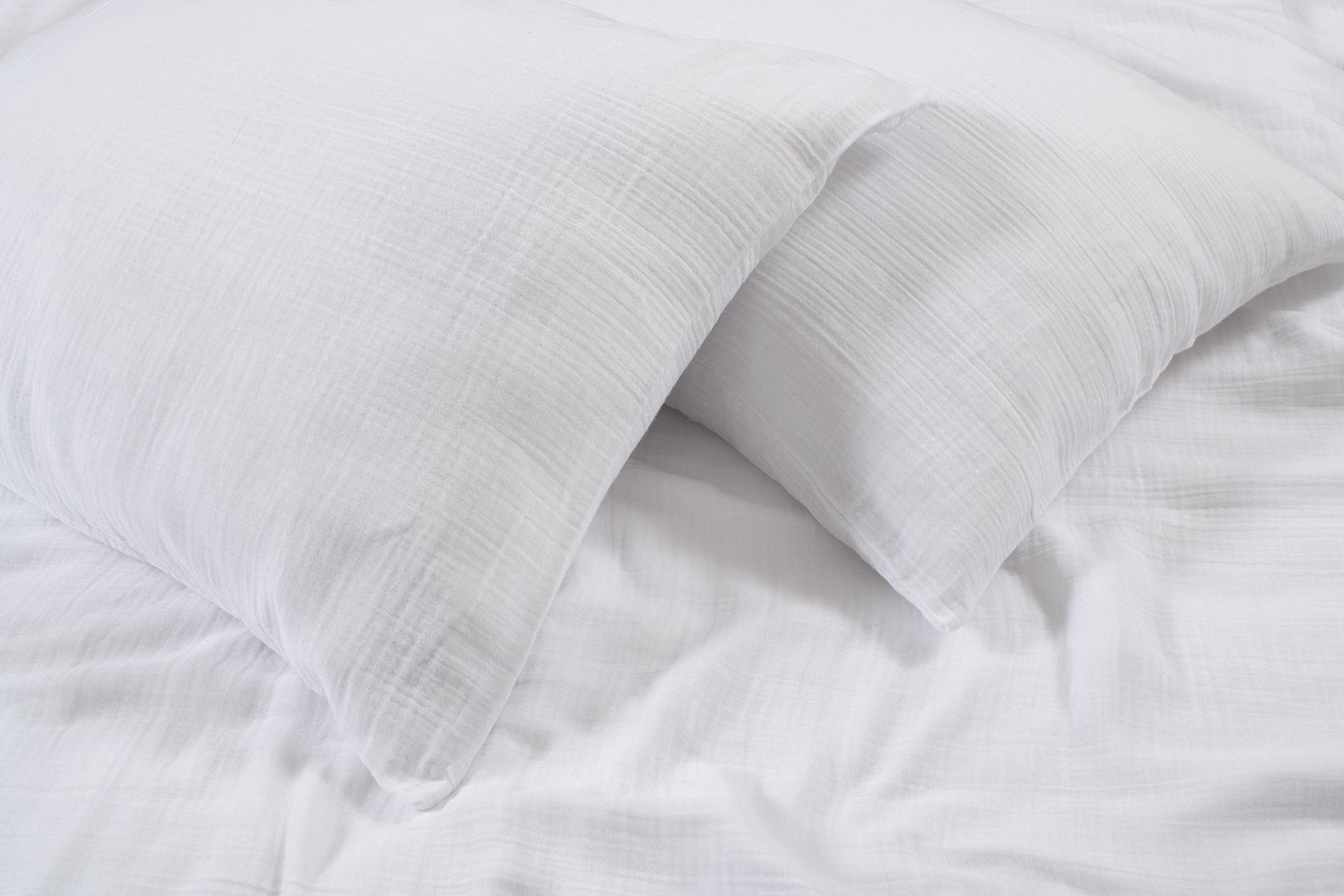 Постільна білизна muslin Lotus Home - White євро - фото 3