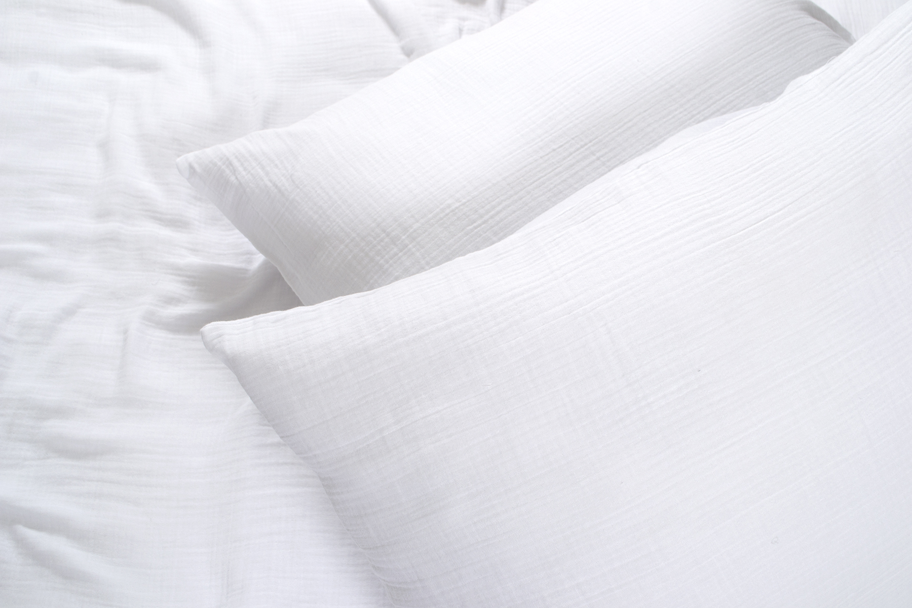 Постільна білизна muslin Lotus Home - White євро - фото 4