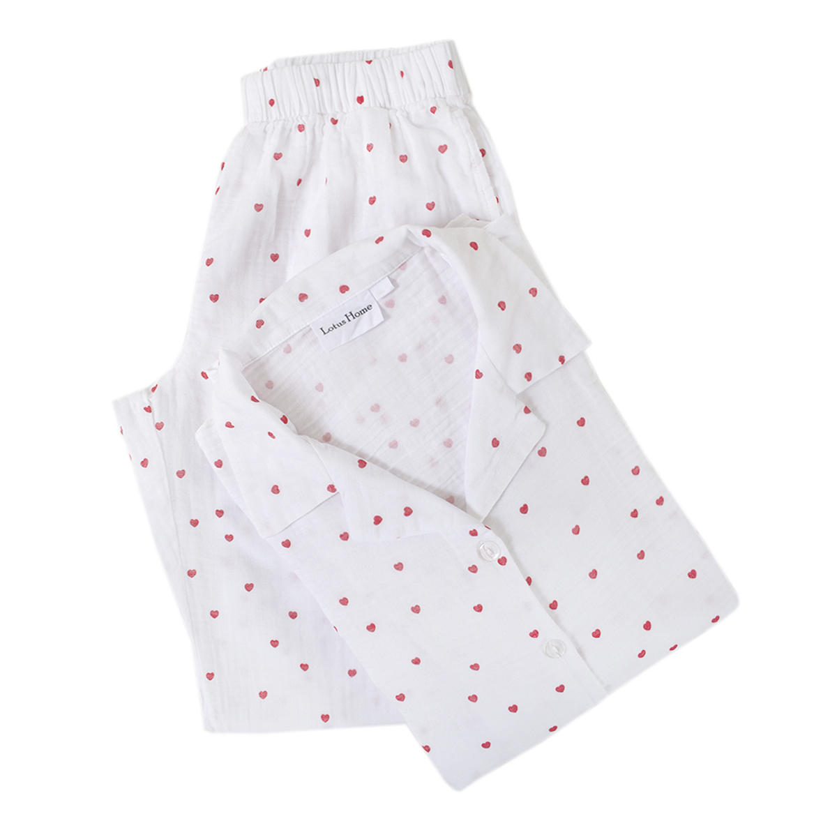 Піжама жіноча Lotus Home - Molly Heart muslin L/XL - фото 6