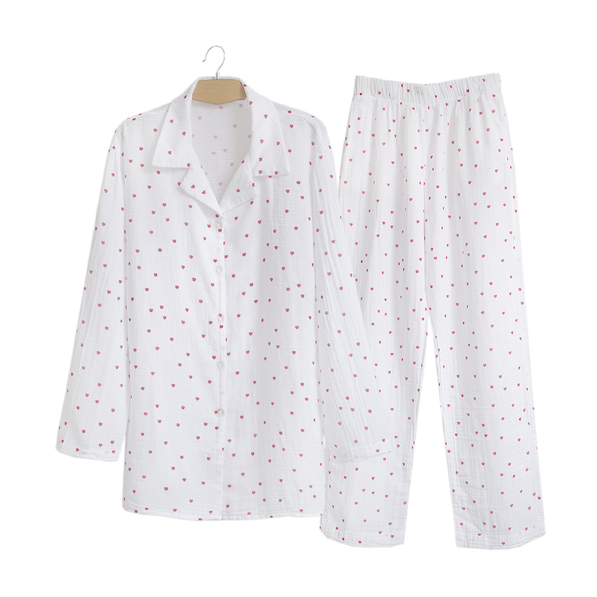 Піжама жіноча Lotus Home - Molly Heart muslin L/XL - фото 8