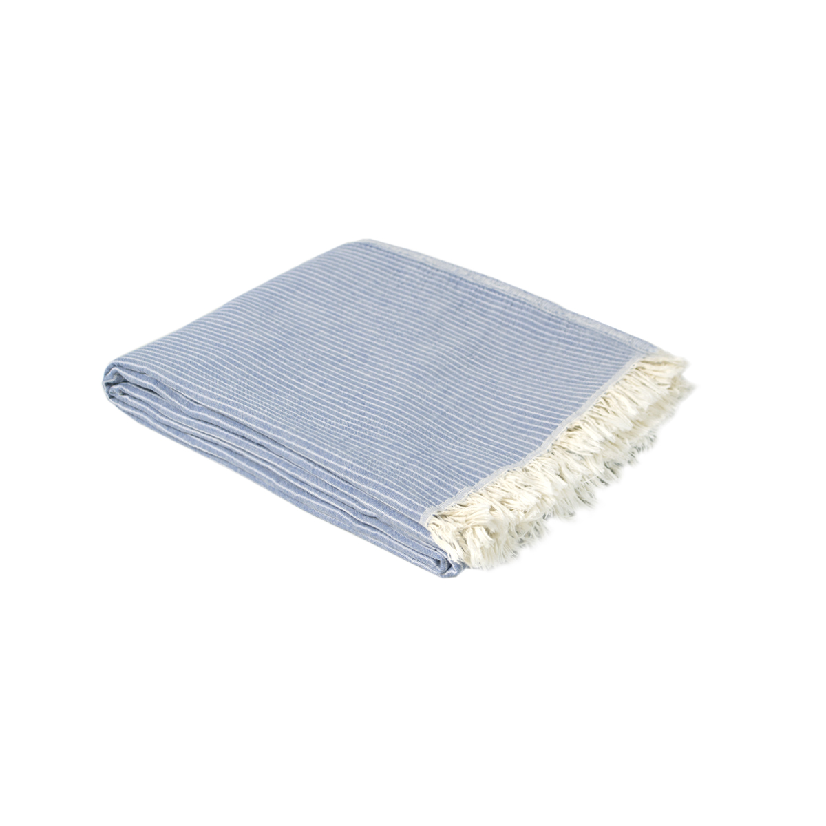 Покривало Lotus Home - Premium Stripe синій 190*225