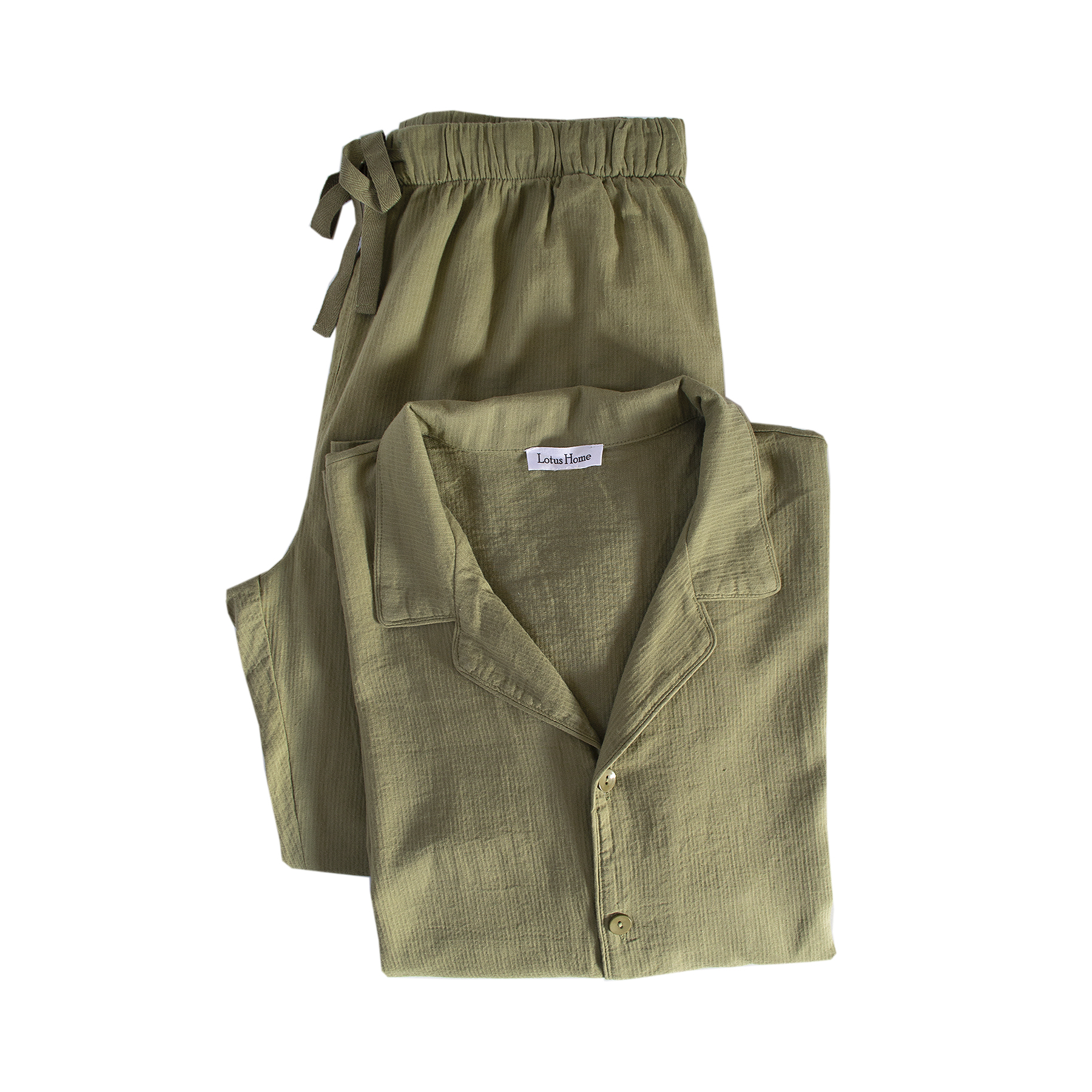 Піжама чоловіча Lotus Home - Porta оливковий XL - фото 2