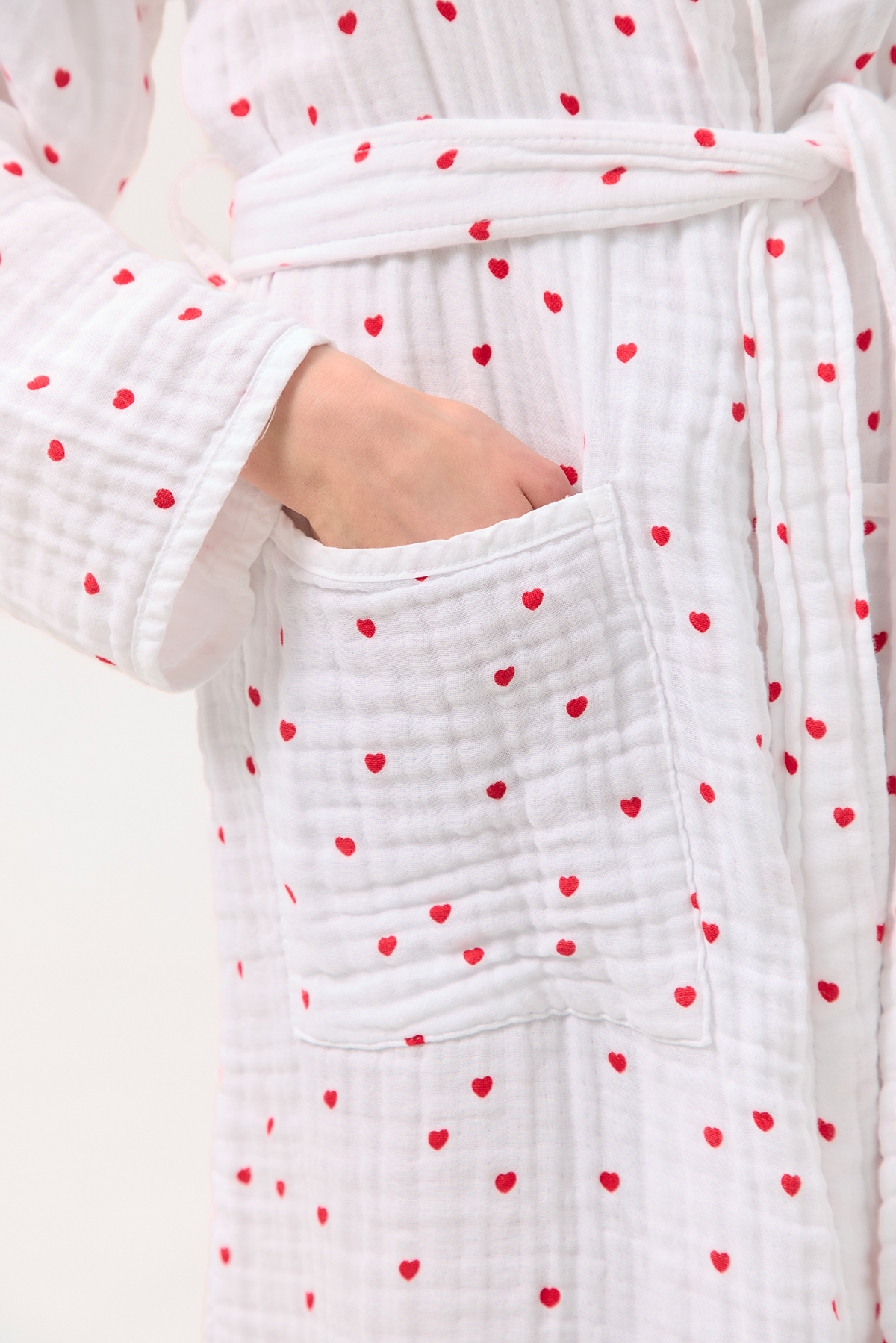 Халат Lotus Home - Molly Heart muslin L/XL - фото 5