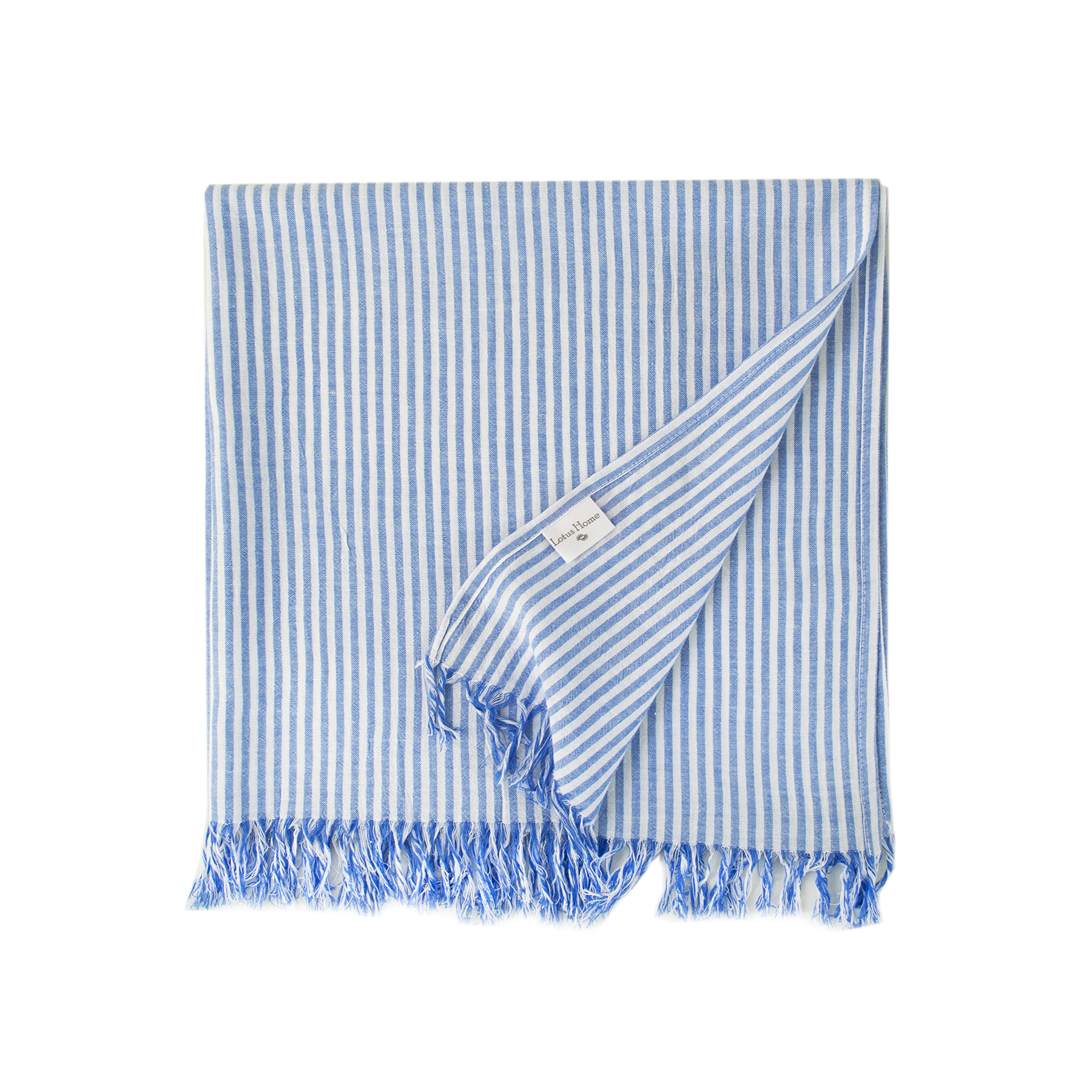 Рушник Lotus Home Pestemal - Argosa stripe 85*175 blue синій - фото 2