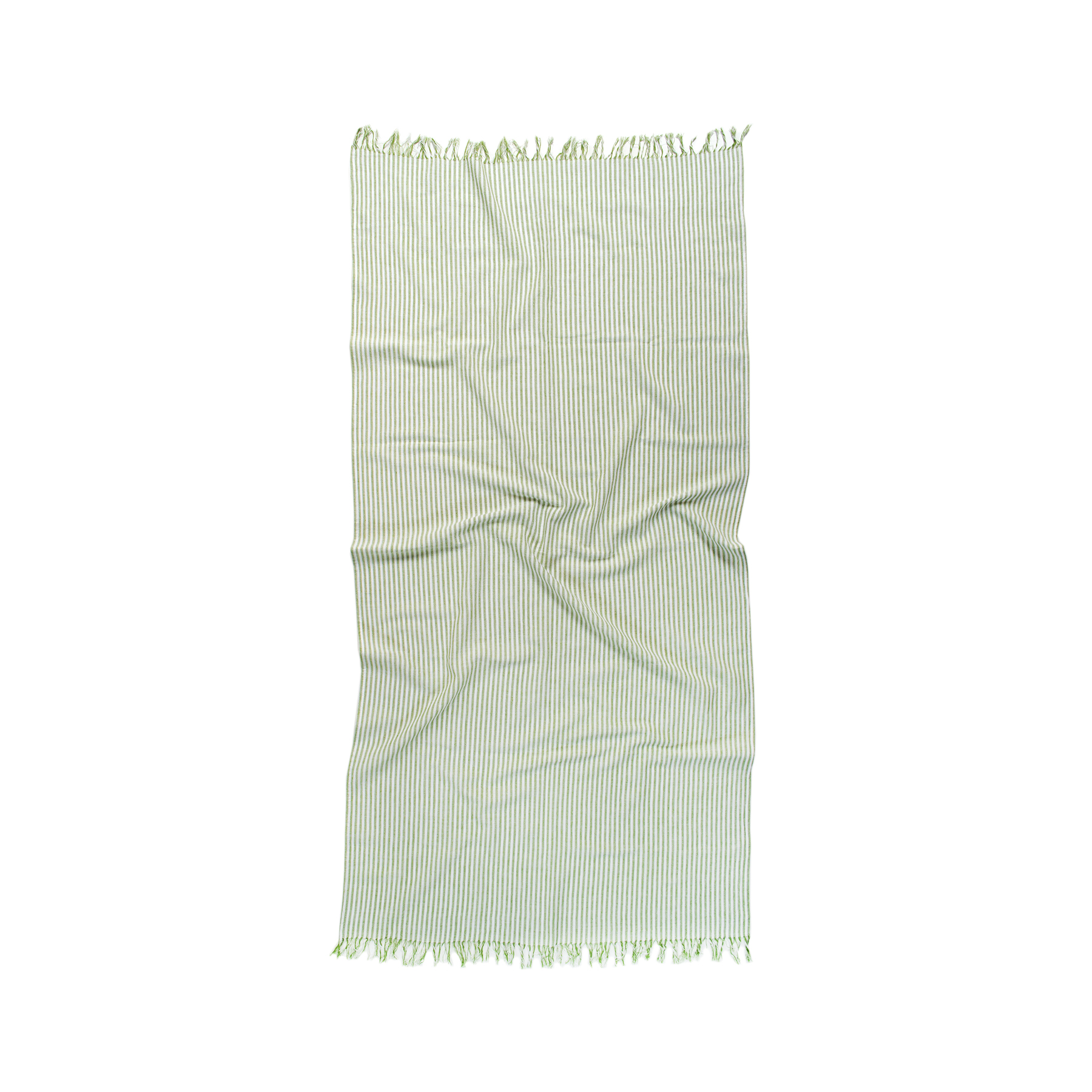 Рушник Lotus Home Pestemal - Argosa stripe 85*175 green зелений