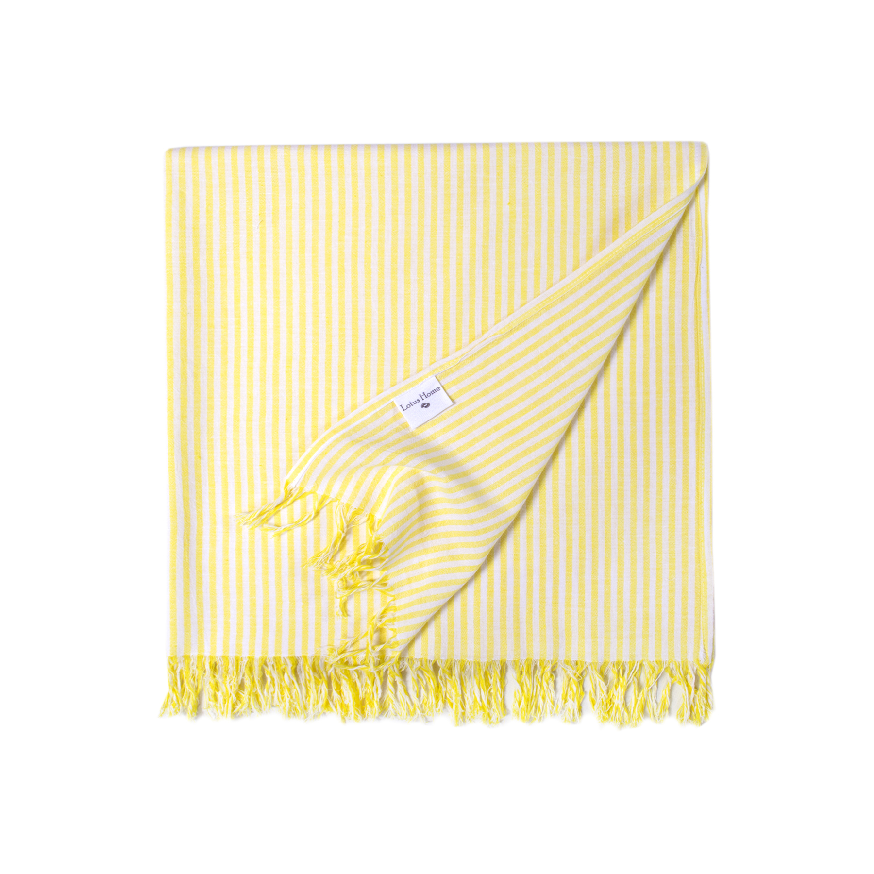 Рушник Lotus Home Pestemal - Argosa stripe 85*175 yellow жовтий - фото 2