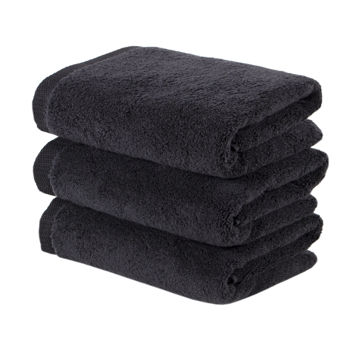 Рушник Lotus Home Готель Premium - Microcotton Black 70*140 550 г/м² - фото 8