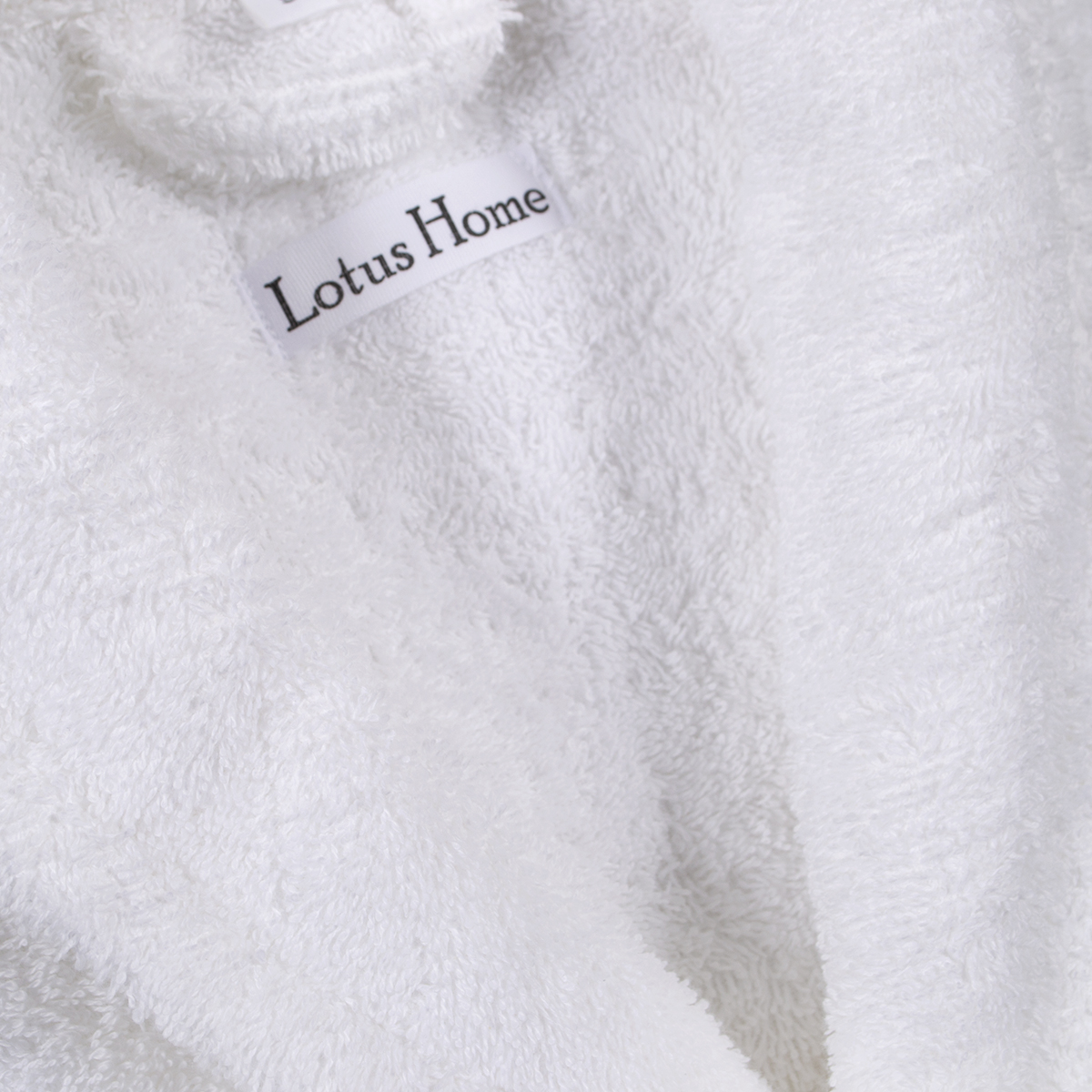 Халат махровий unisex Lotus Home - Basic Soft білий S - фото 7
