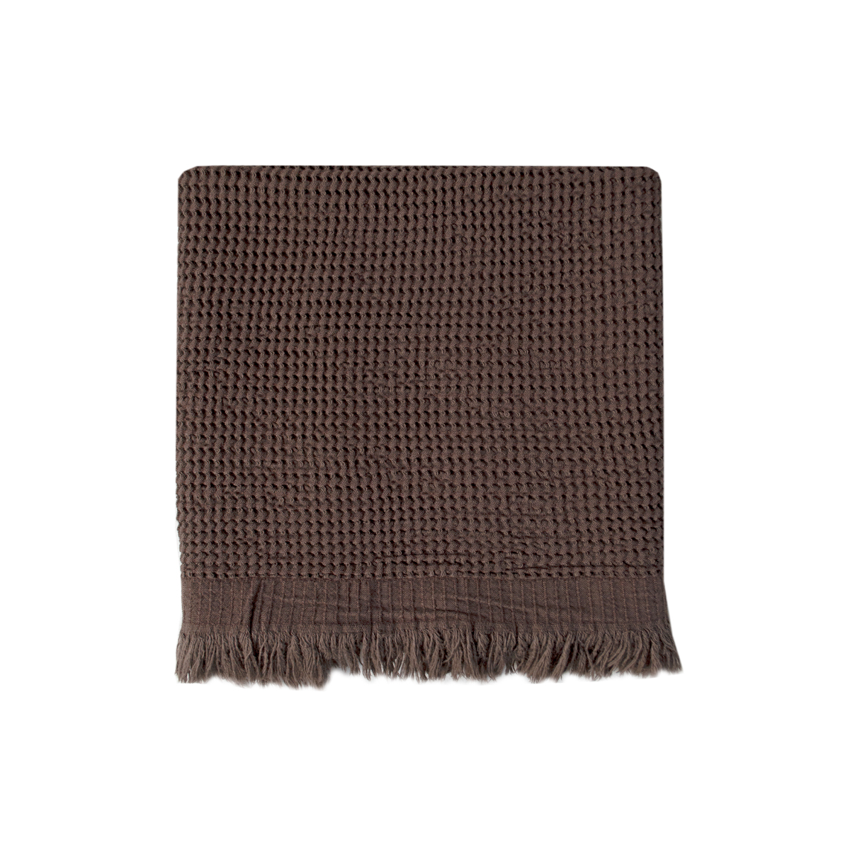 Рушник Lotus Home - Rius dark brown темно-коричневий 50*100 - фото 2