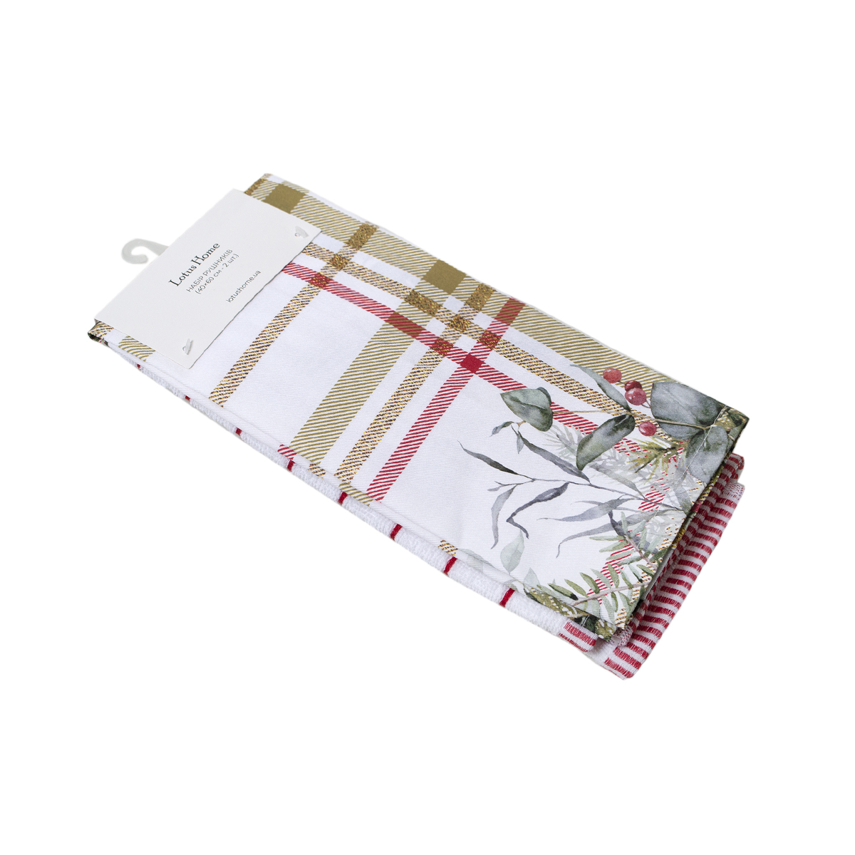 Набір рушників Lotus Home - Holiday Greenery 40*60 (2од.)