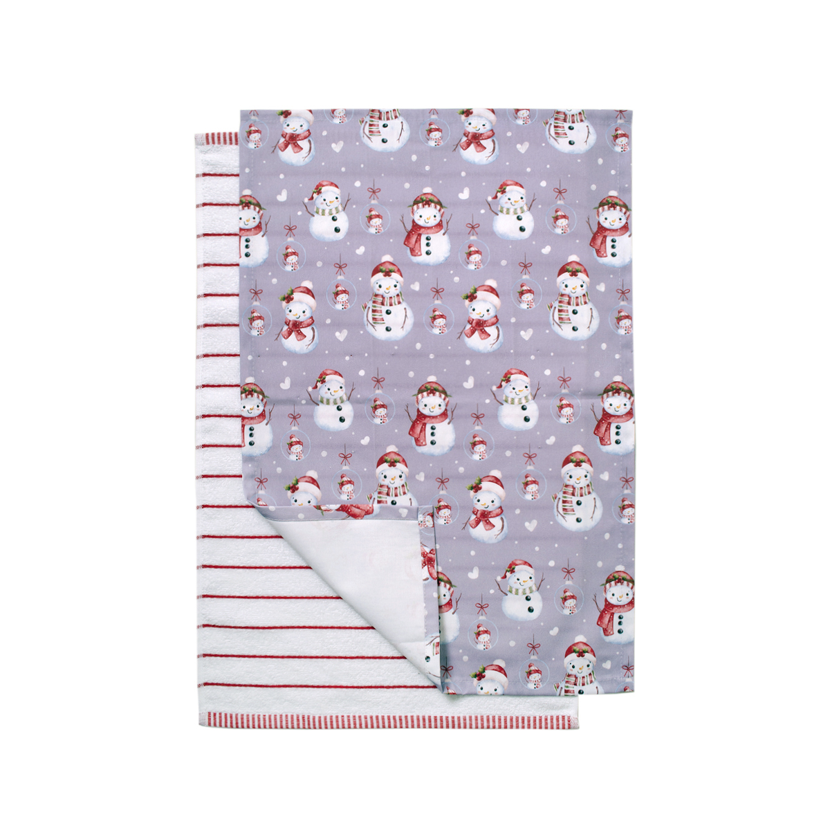 Набір рушників Lotus Home - Magic Snowmen 40*60 (2од.) - фото 5
