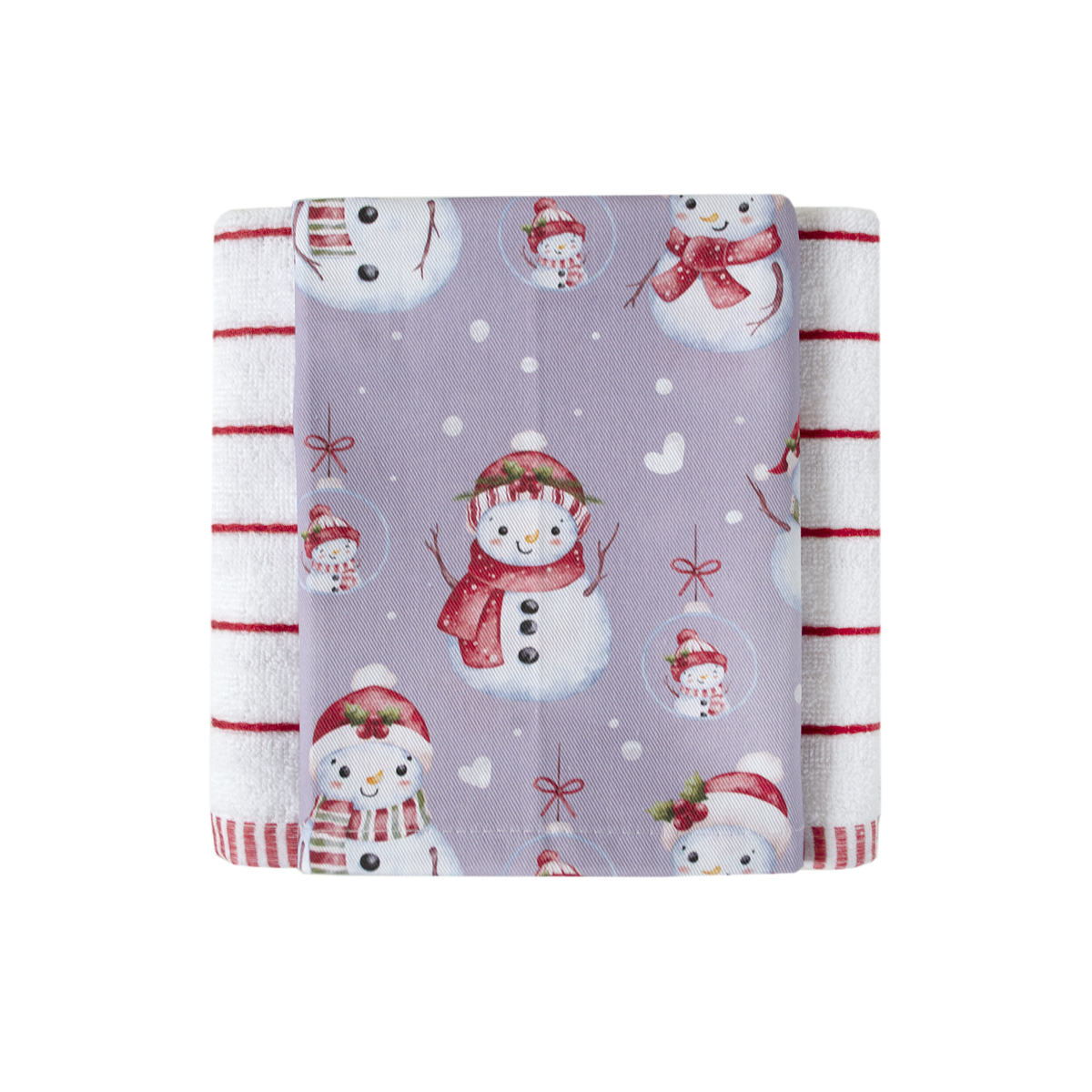 Набір рушників Lotus Home - Magic Snowmen 40*60 (2од.) - фото 2