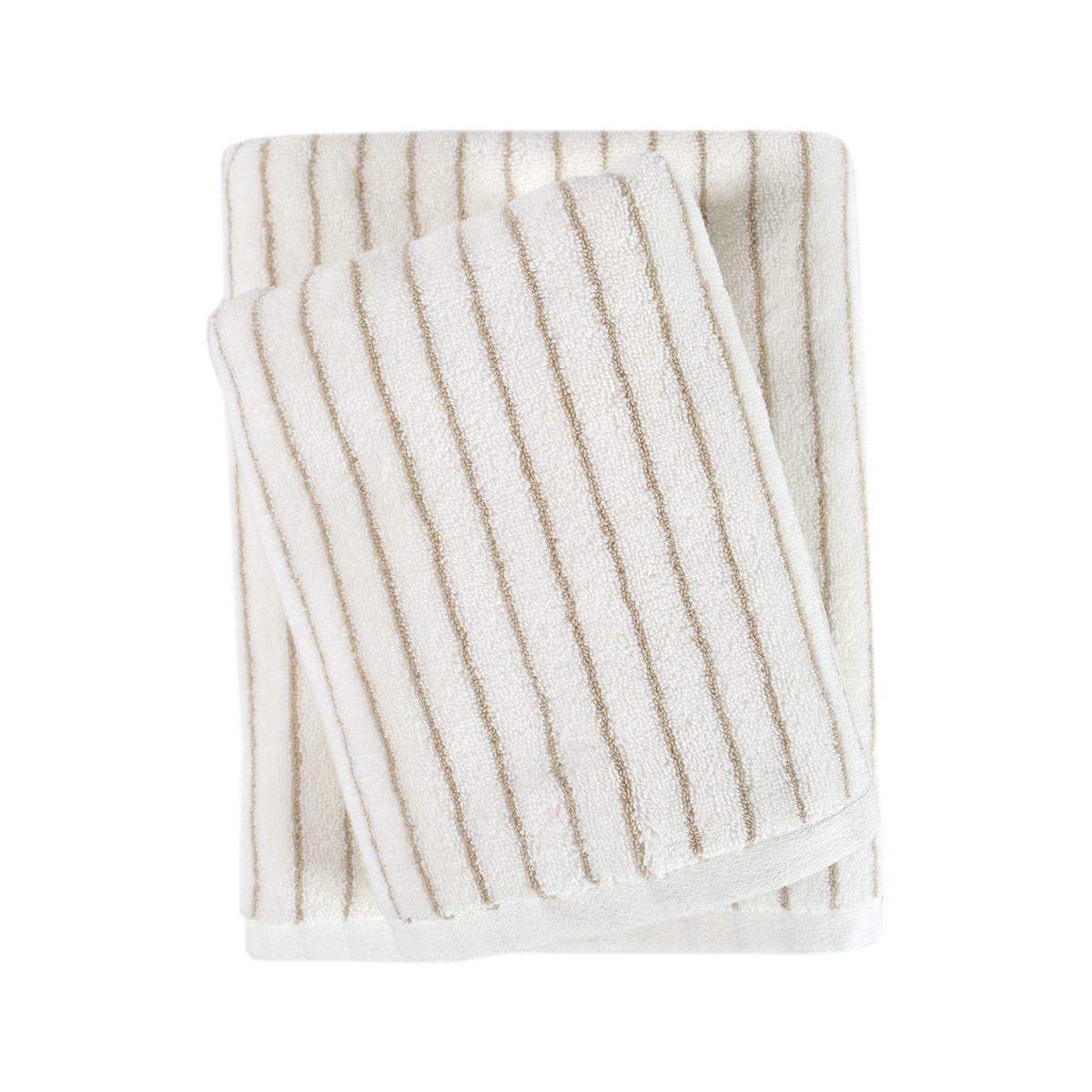 Рушник Lotus Home Готель Premium - Microcotton Stripe Ecru-Kahve 90*150 550 г/м² - фото 3