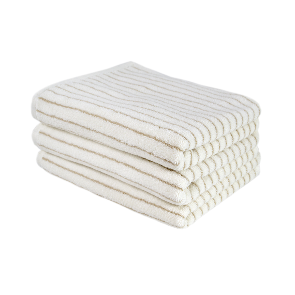 Рушник Lotus Home Готель Premium - Microcotton Stripe Ecru-Kahve 90*150 550 г/м² - фото 8