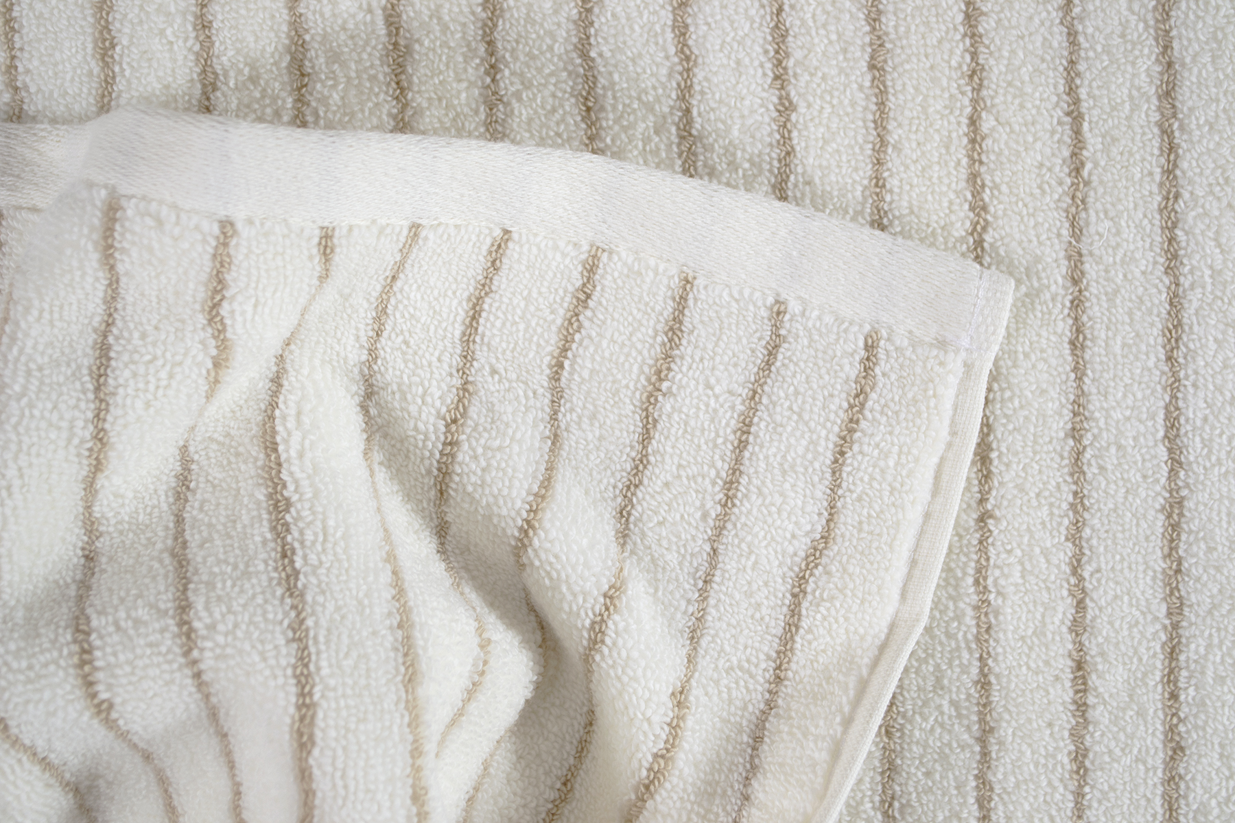 Рушник Lotus Home Готель Premium - Microcotton Stripe Ecru-Kahve 90*150 550 г/м² - фото 5