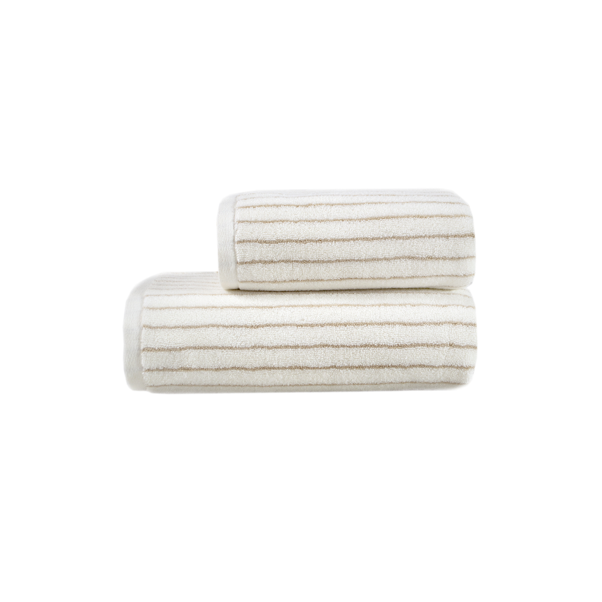 Рушник Lotus Home Готель Premium - Microcotton Stripe Ecru-Kahve 90*150 550 г/м² - фото 9