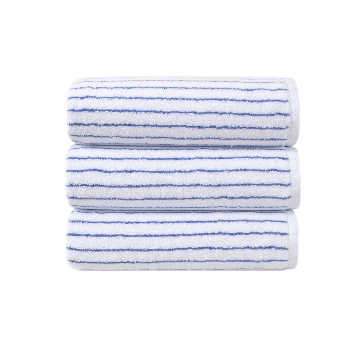 Рушник Lotus Home Готель Premium - Microcotton Stripe White-Blue 50*90 550 г/м²