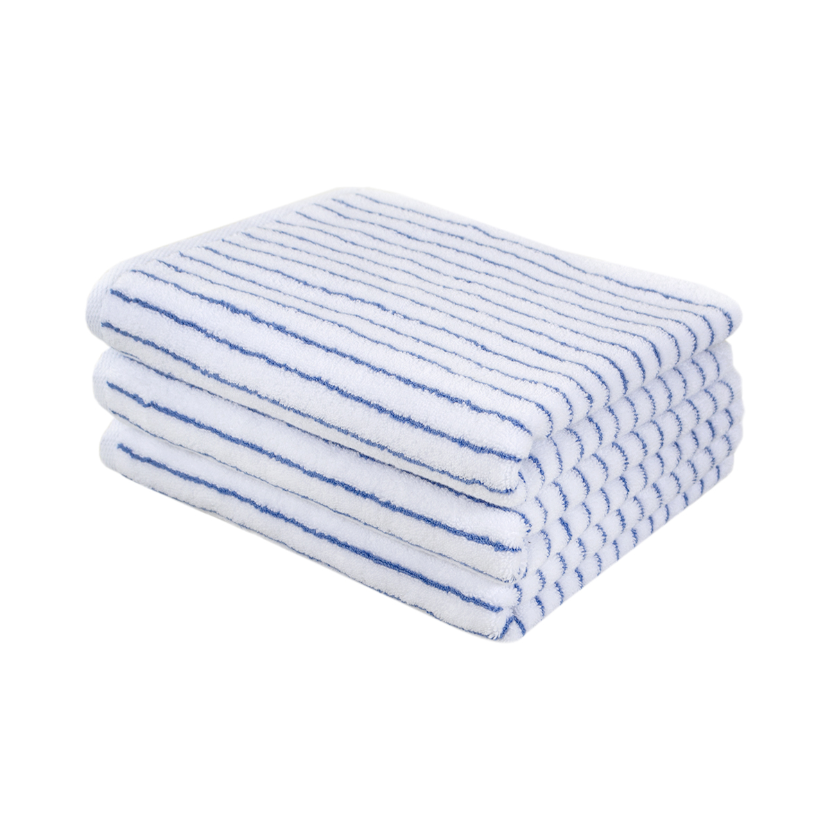 Рушник Lotus Home Готель Premium - Microcotton Stripe White-Blue 90*150 550 г/м² - фото 8