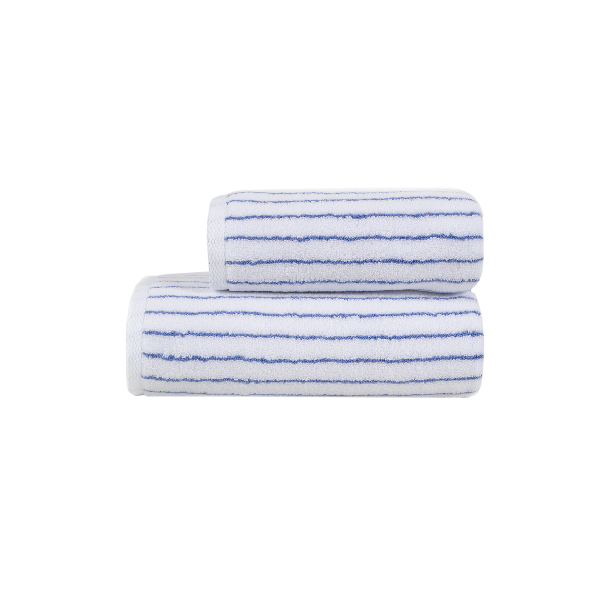 Рушник Lotus Home Готель Premium - Microcotton Stripe White-Blue 70*140 550 г/м² - фото 9
