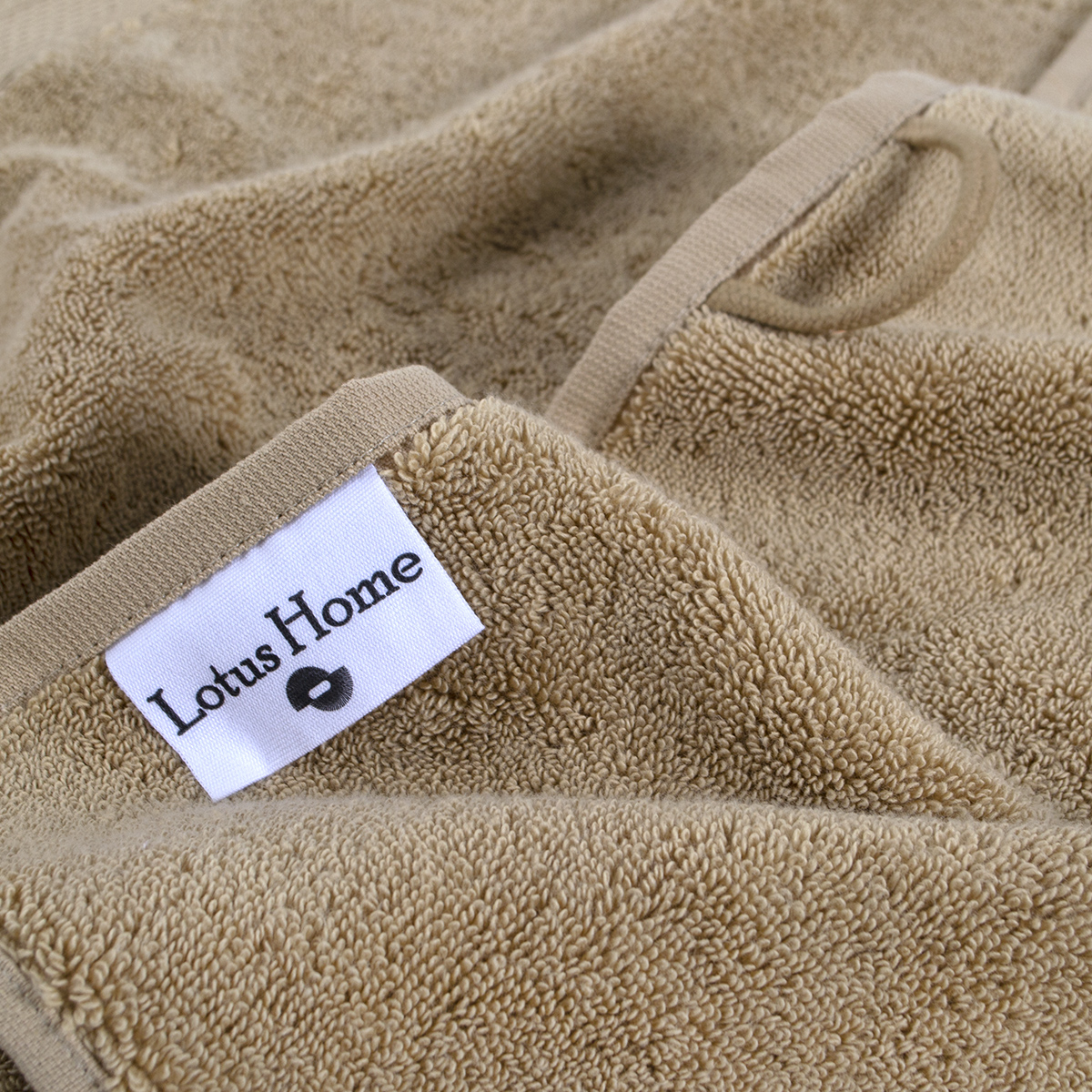 Рушник махровий Lotus Home - Grand soft twist cappuccino капучино 90*150 - фото 3