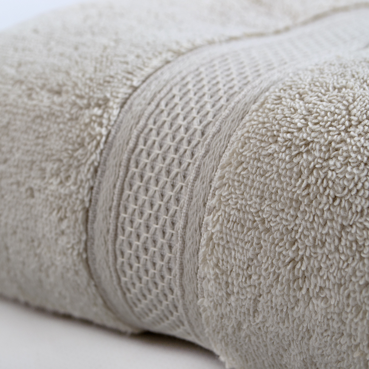 Рушник махровий Lotus Home - Grand soft twist natural бежевий 90*150 - фото 4