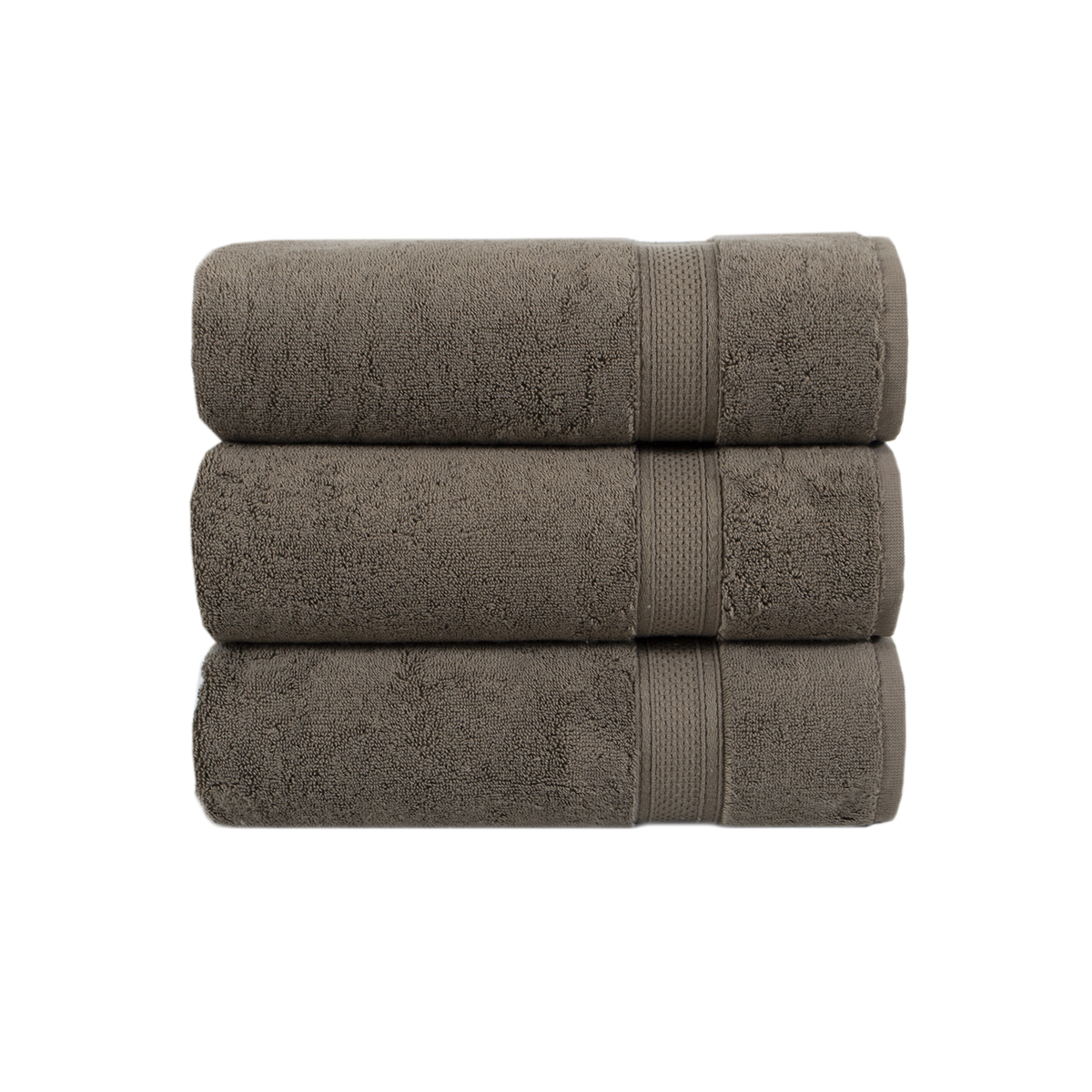 Рушник махровий Lotus Home - Grand soft twist brown коричневий 50*90