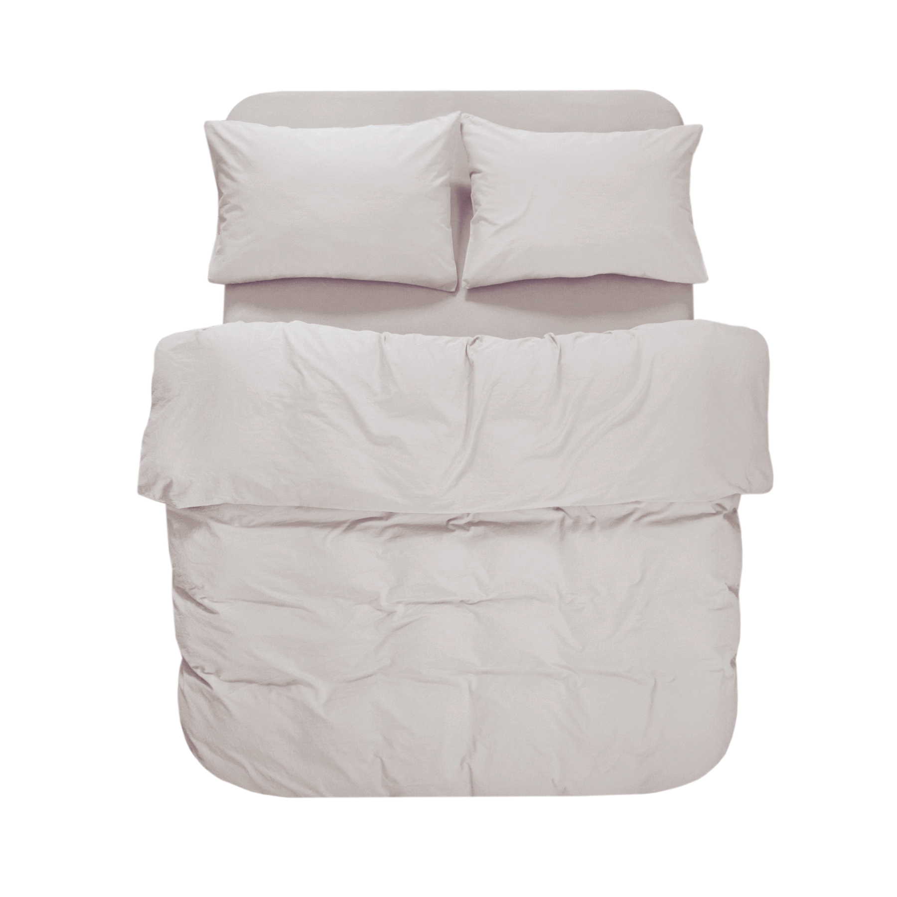 Постільна білизна Lotus Home Washed cotton - Kansas бежевий євро