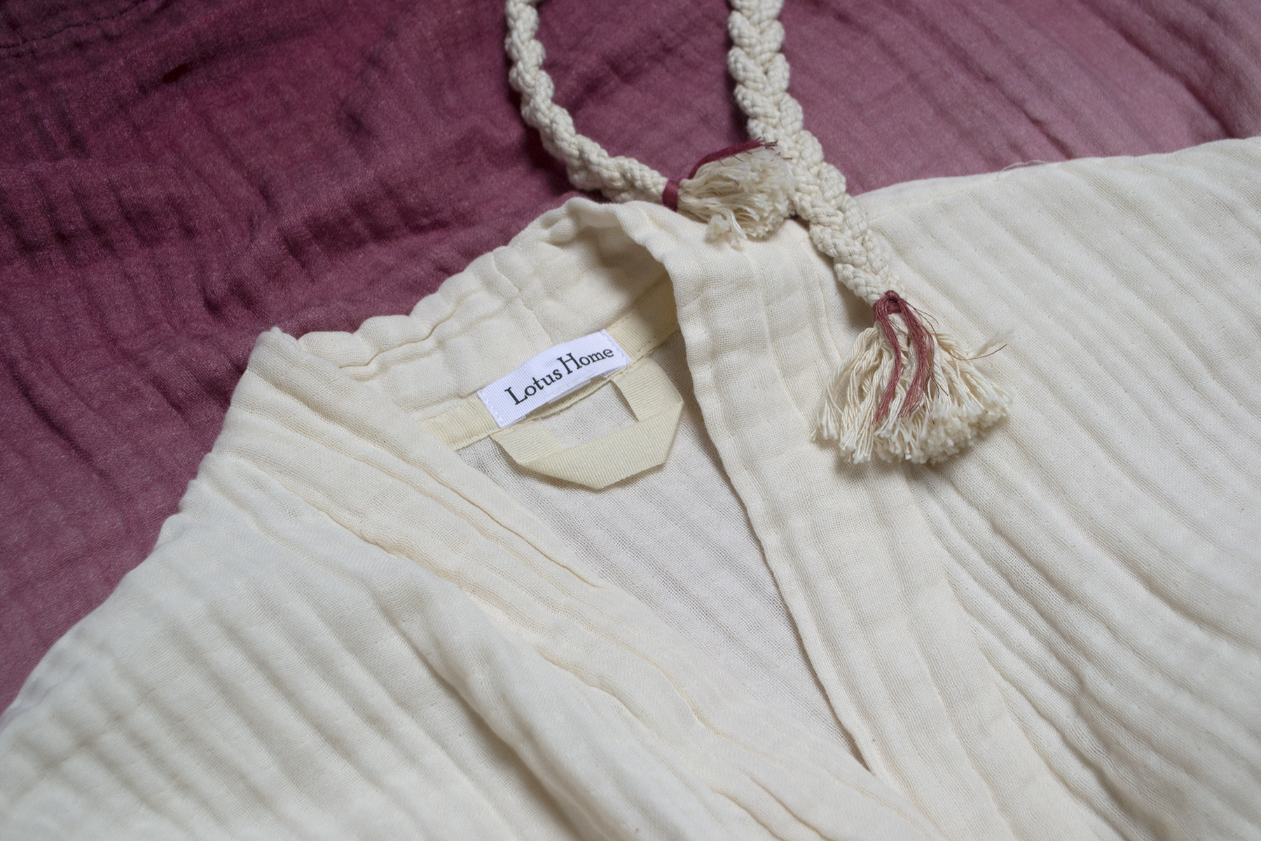 Халат Lotus Home - Nitra muslin cherry L/XL - фото 6