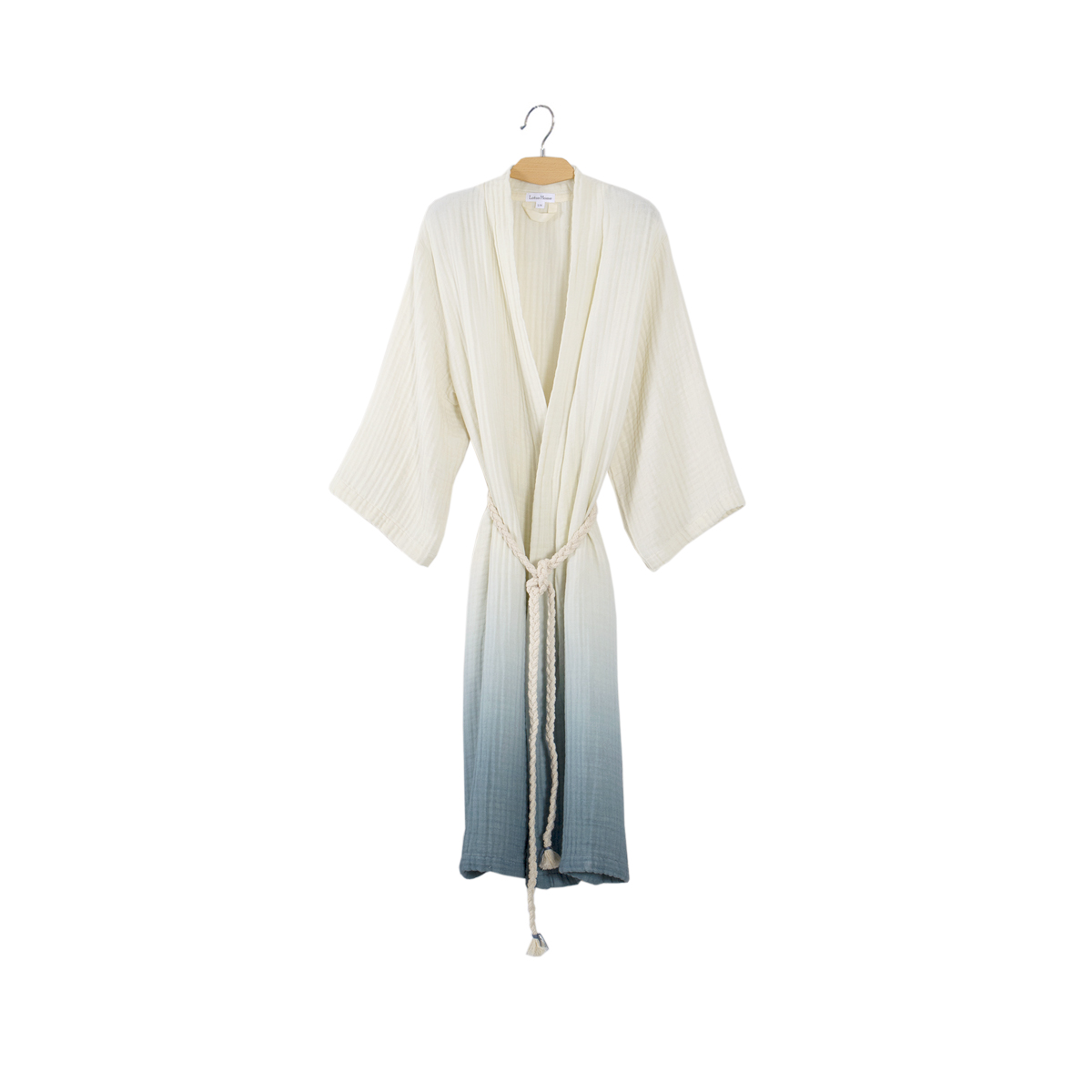 Халат Lotus Home - Nitra muslin blue L/XL - фото 8