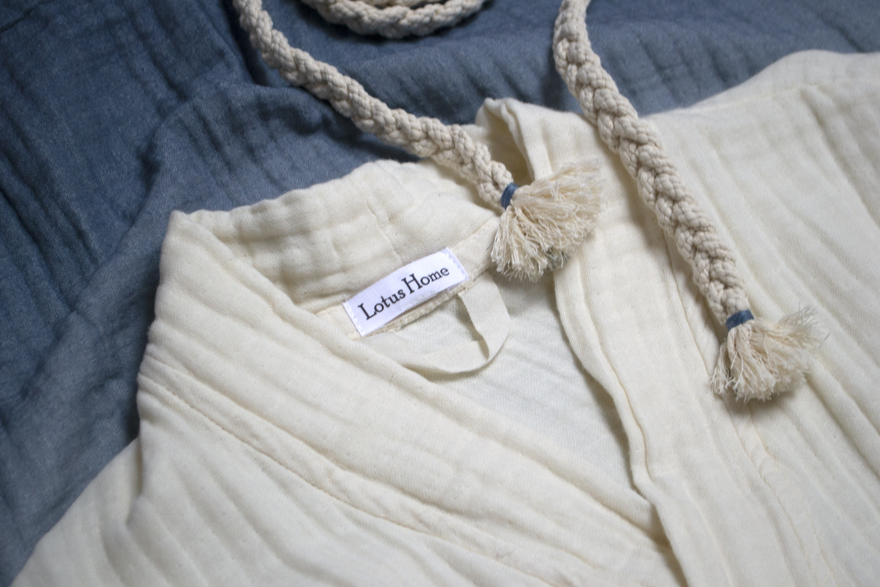 Халат Lotus Home - Nitra muslin denim L/XL - фото 6