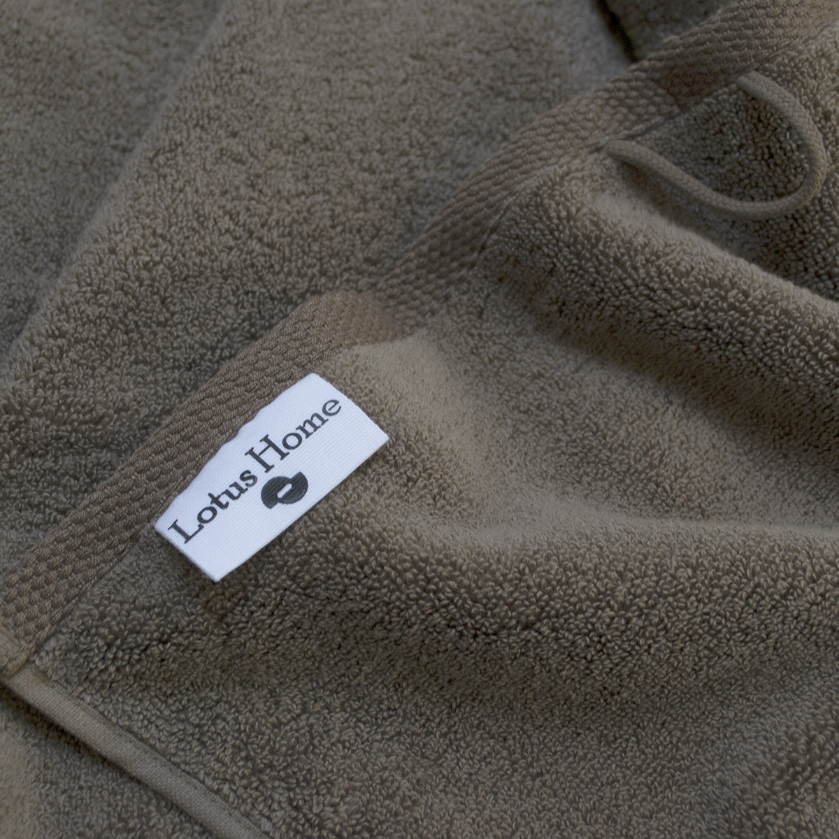 Рушник Lotus Home Готель Premium - Microcotton Brown 50*90 550 г/м² - фото 4