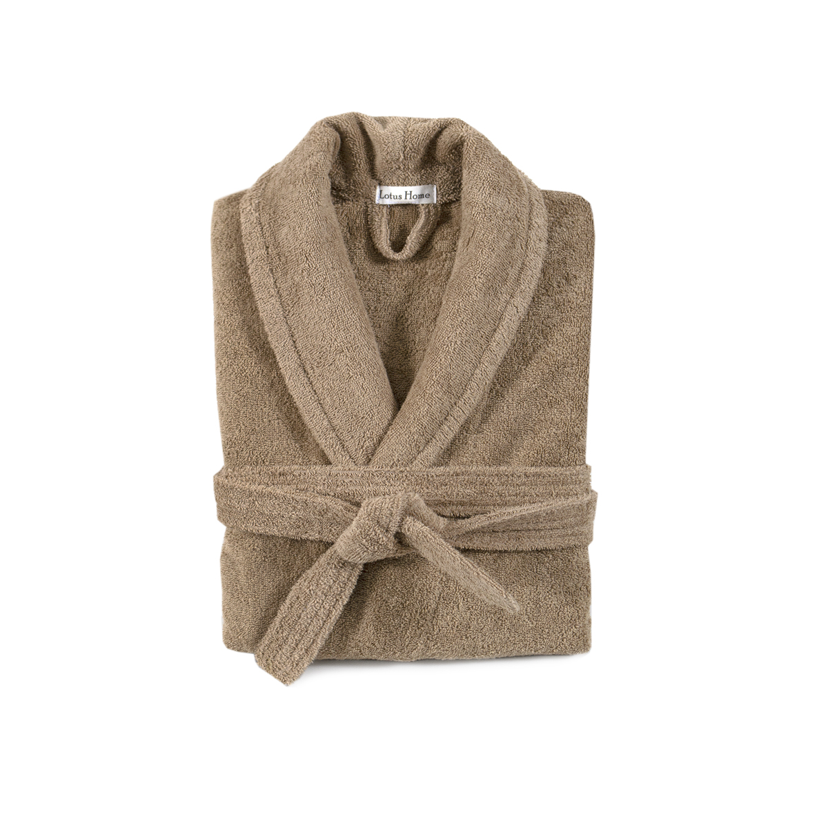 Халат махровий Lotus Home - Basic New Line бежевий (XL)