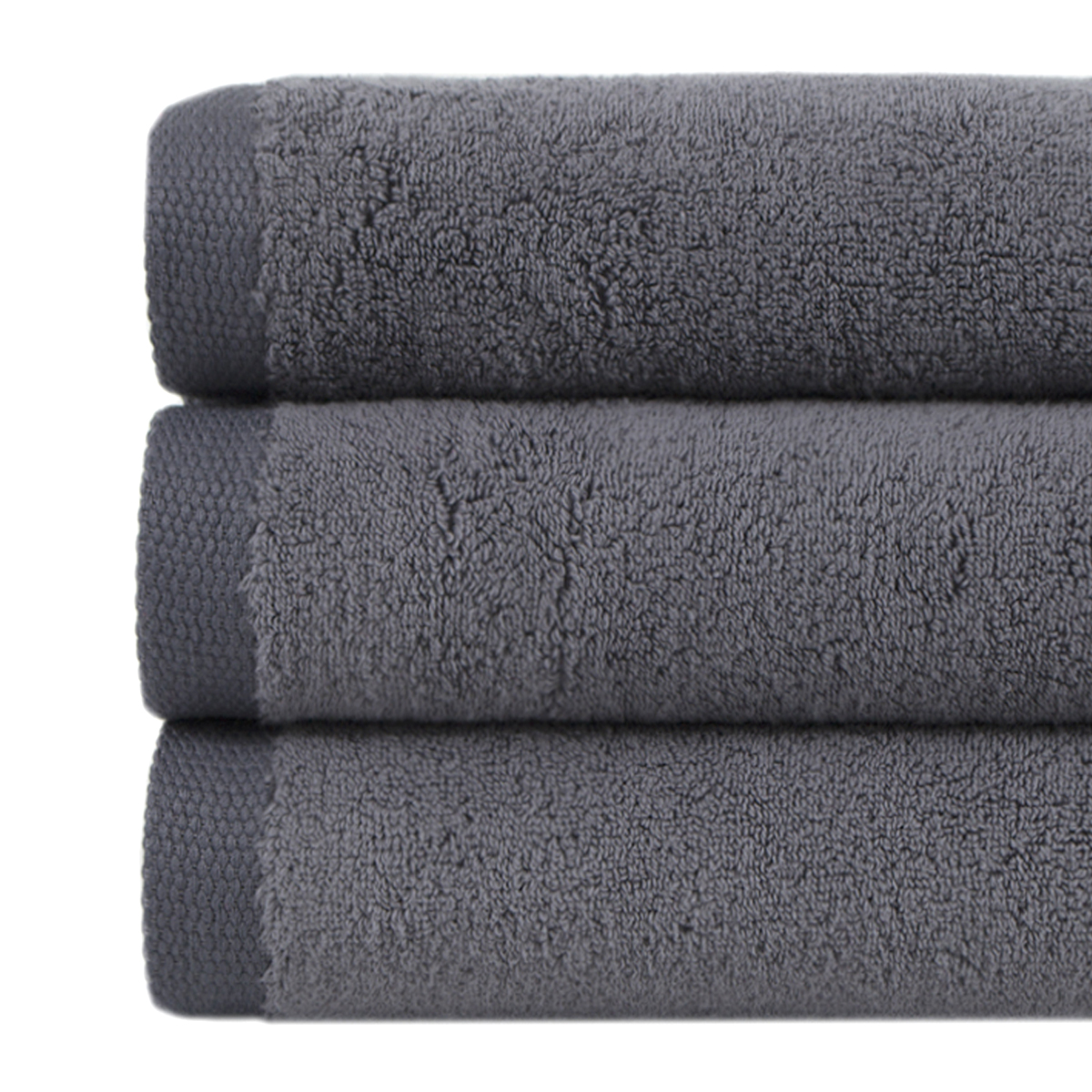 Набір рушників Lotus Home Готель Premium - Microcotton Antrasit 30*50 550 г/м² (3 од.) - фото 2