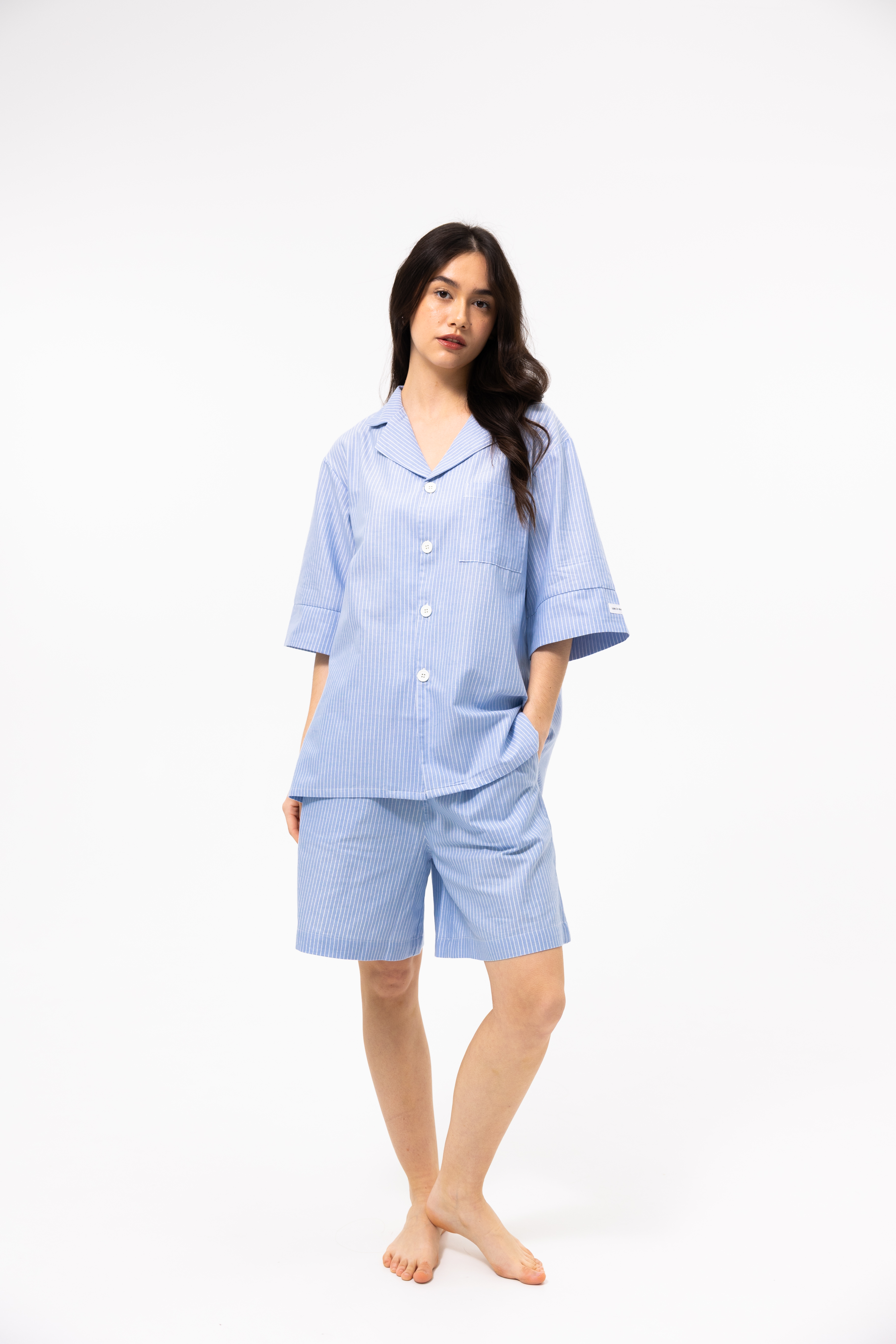Піжама unisex Lotus Home - City Shorts блакитний XS