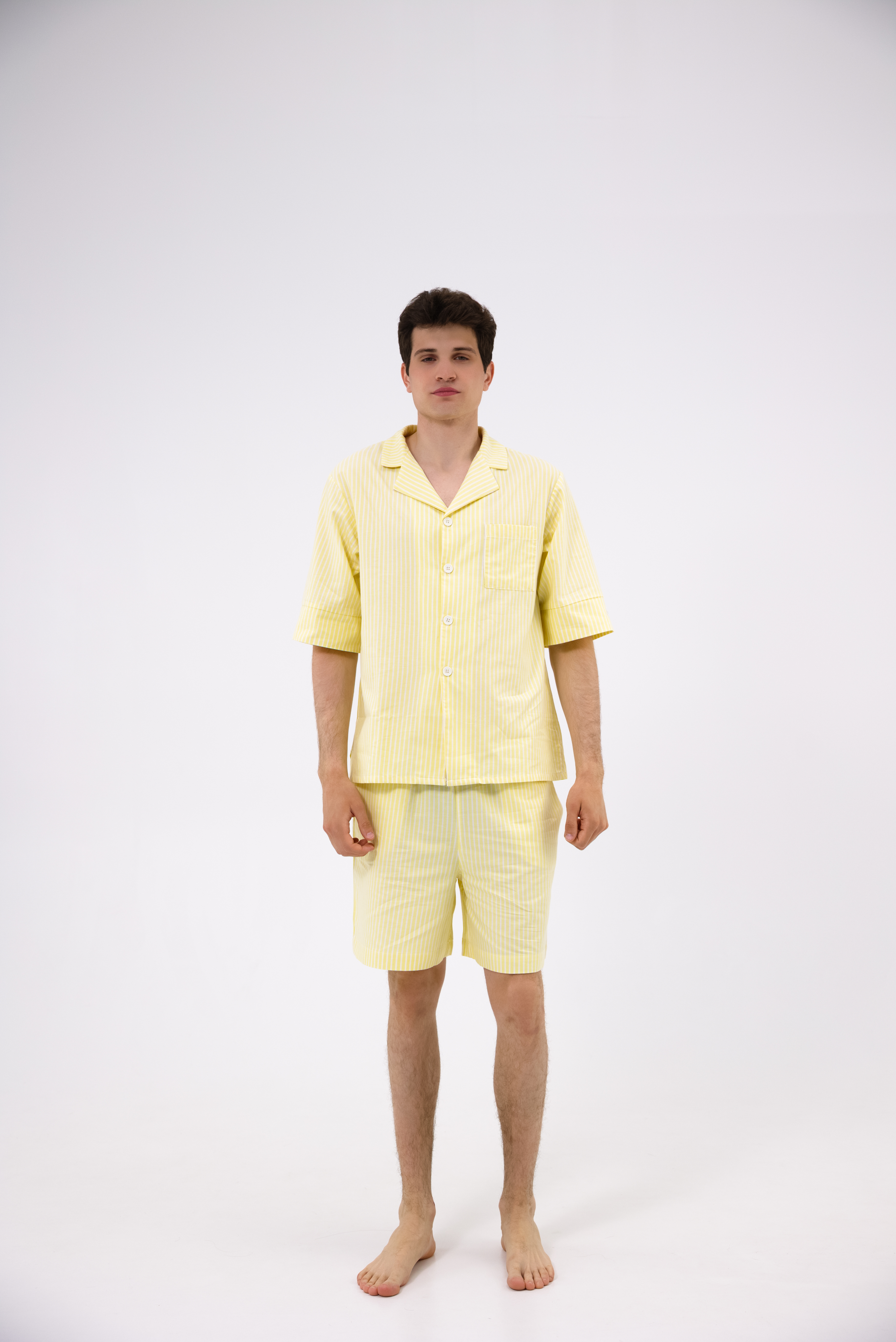 Піжама unisex Lotus Home - City Shorts жовтий XS - фото 2