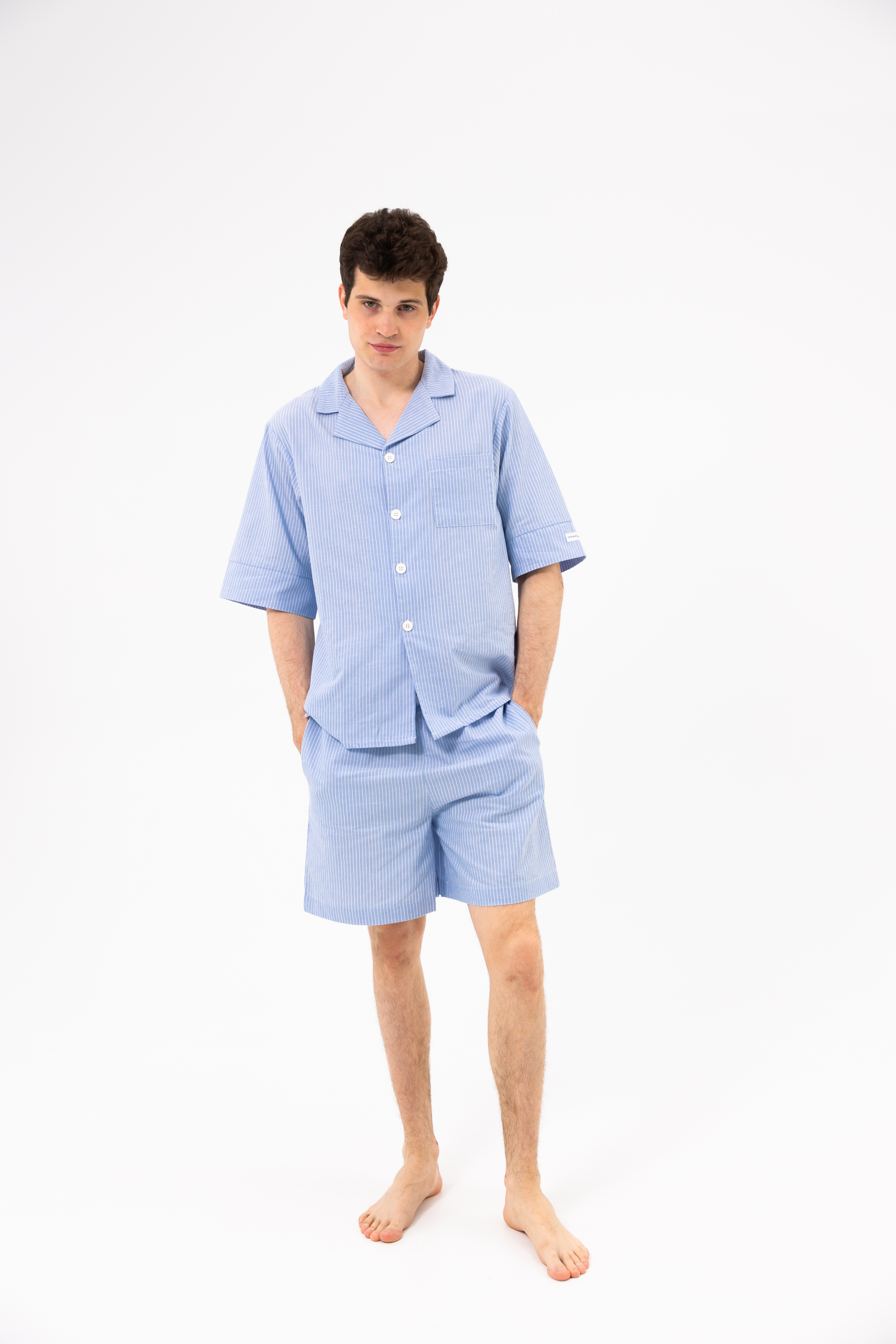 Піжама unisex Lotus Home - City Shorts блакитний XS - фото 2