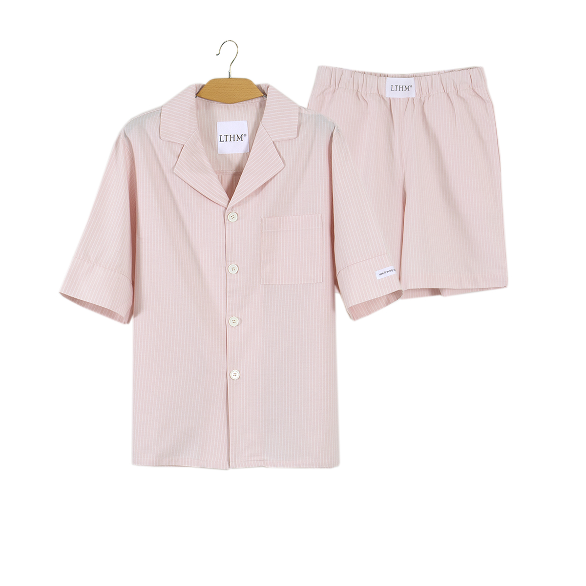 Піжама unisex Lotus Home - City Shorts рожевий XS - фото 5